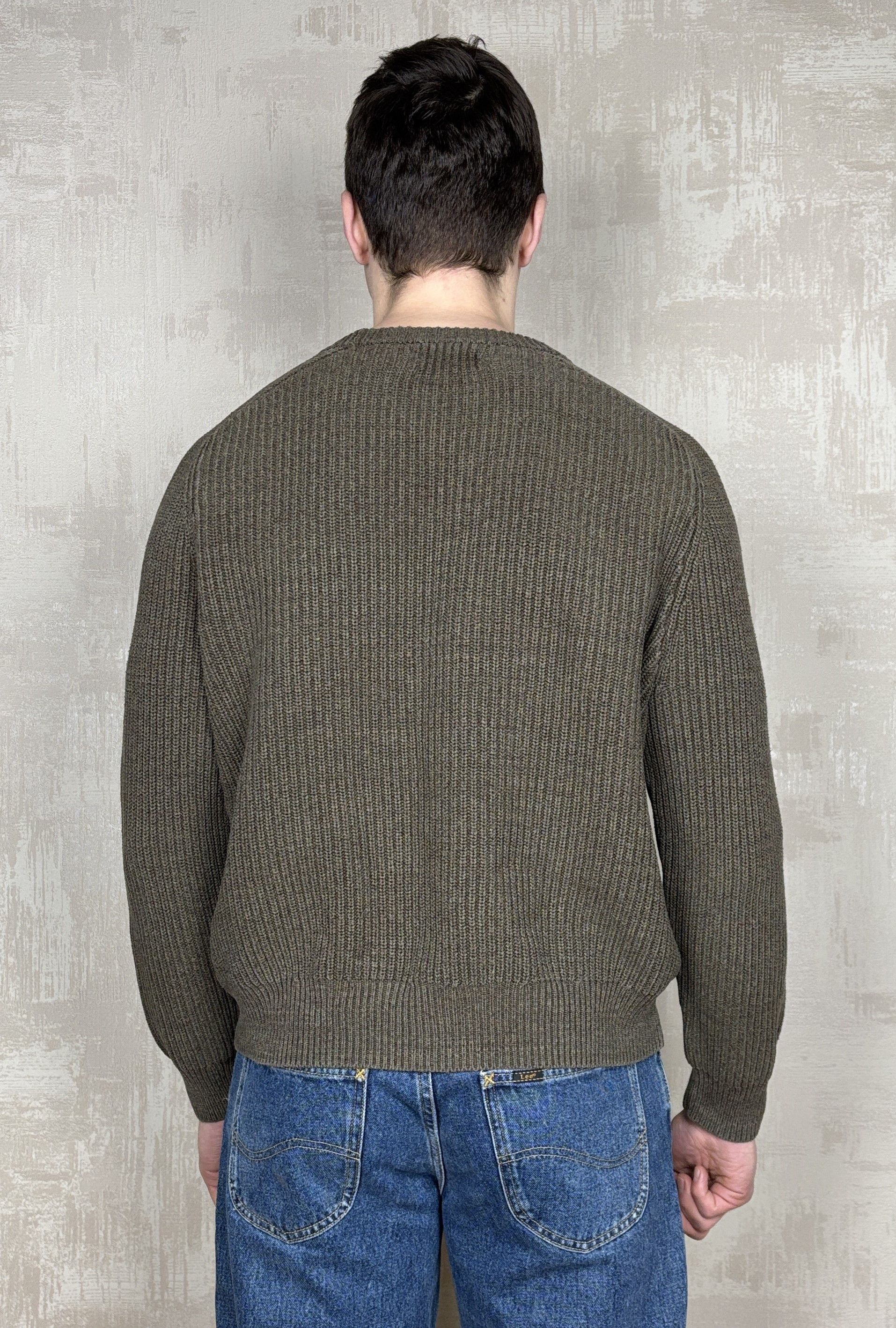 Polo Ralph Lauren Polo Ralph Lauren Crew Neck Fisherman Sweater Olive Size US M / EU 48-50 / 2 - 15 Thumbnail