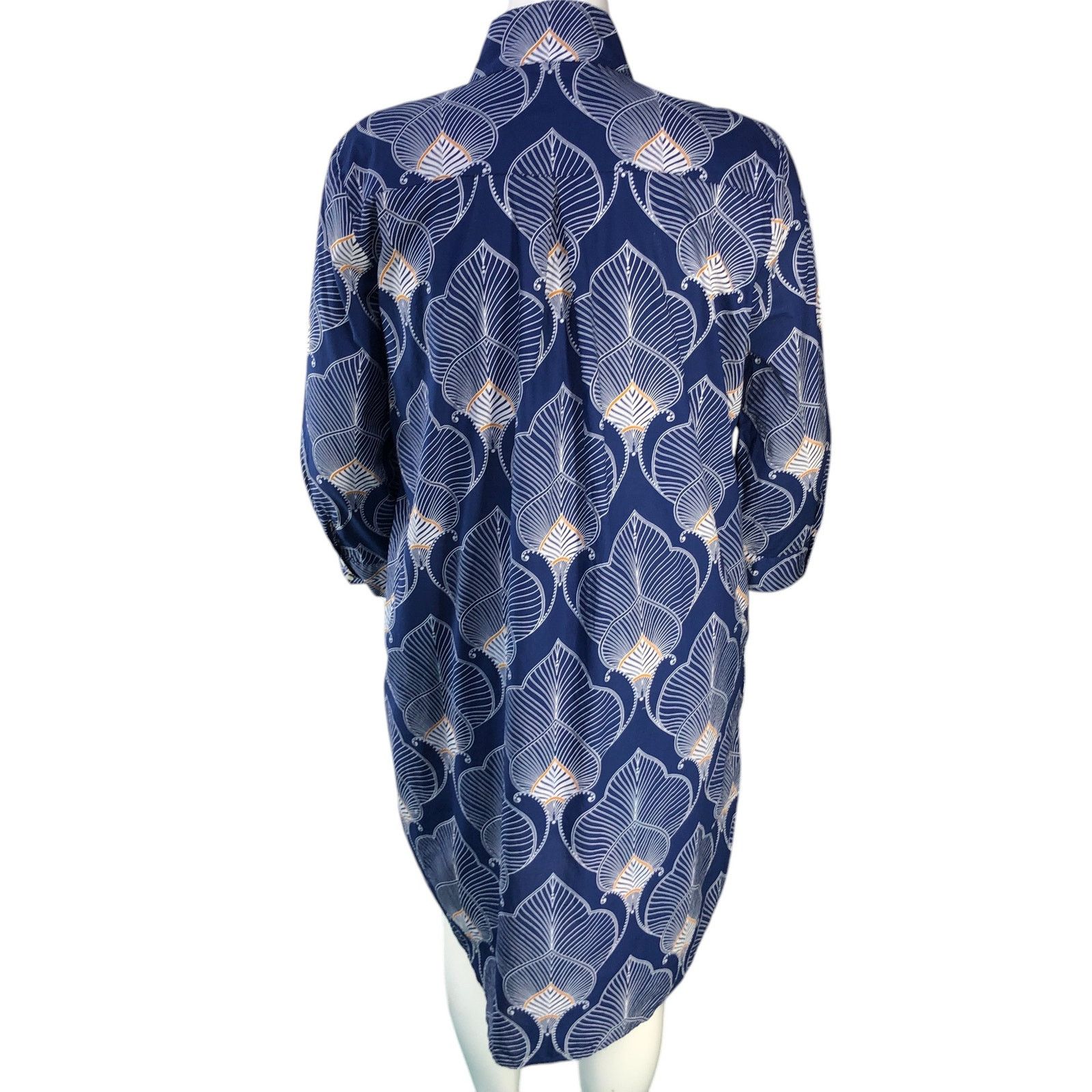 J.McLaughlin J McLaughlin Size XL Shirt Dress Mock Neck Tangier POCKETS Size XL / US 12-14 / IT 48-50 - 7 Thumbnail