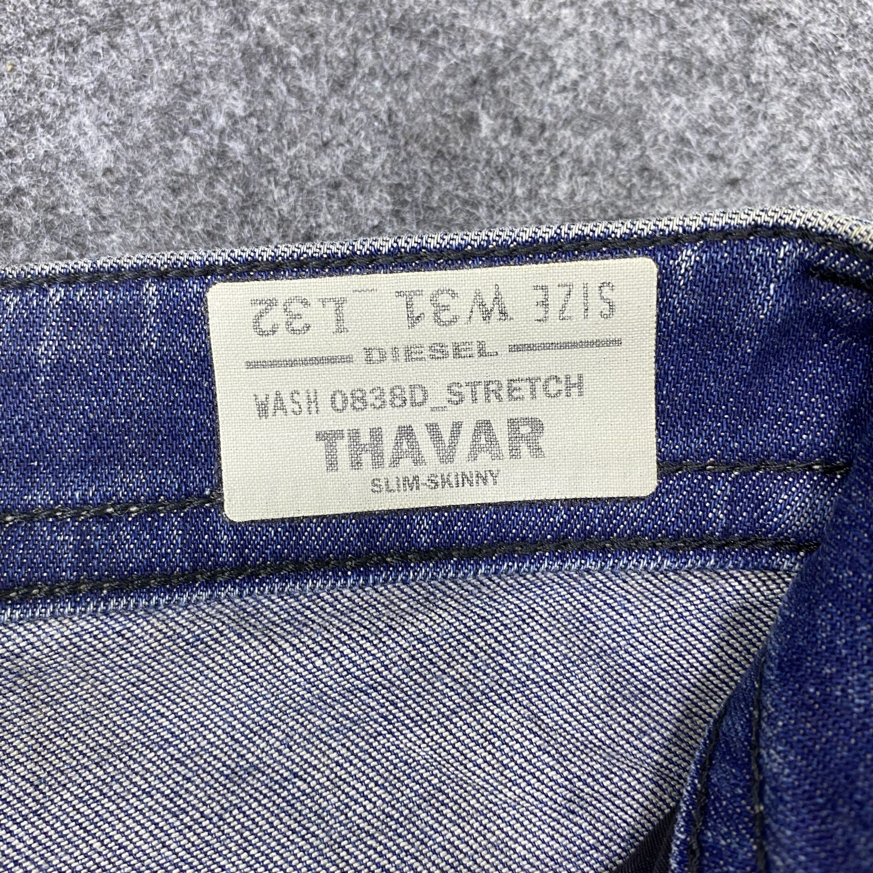 Diesel × If Six Was Nine Diesel Distressed Blue Wash Jeans-J1169 Size US 33 - 9 Thumbnail