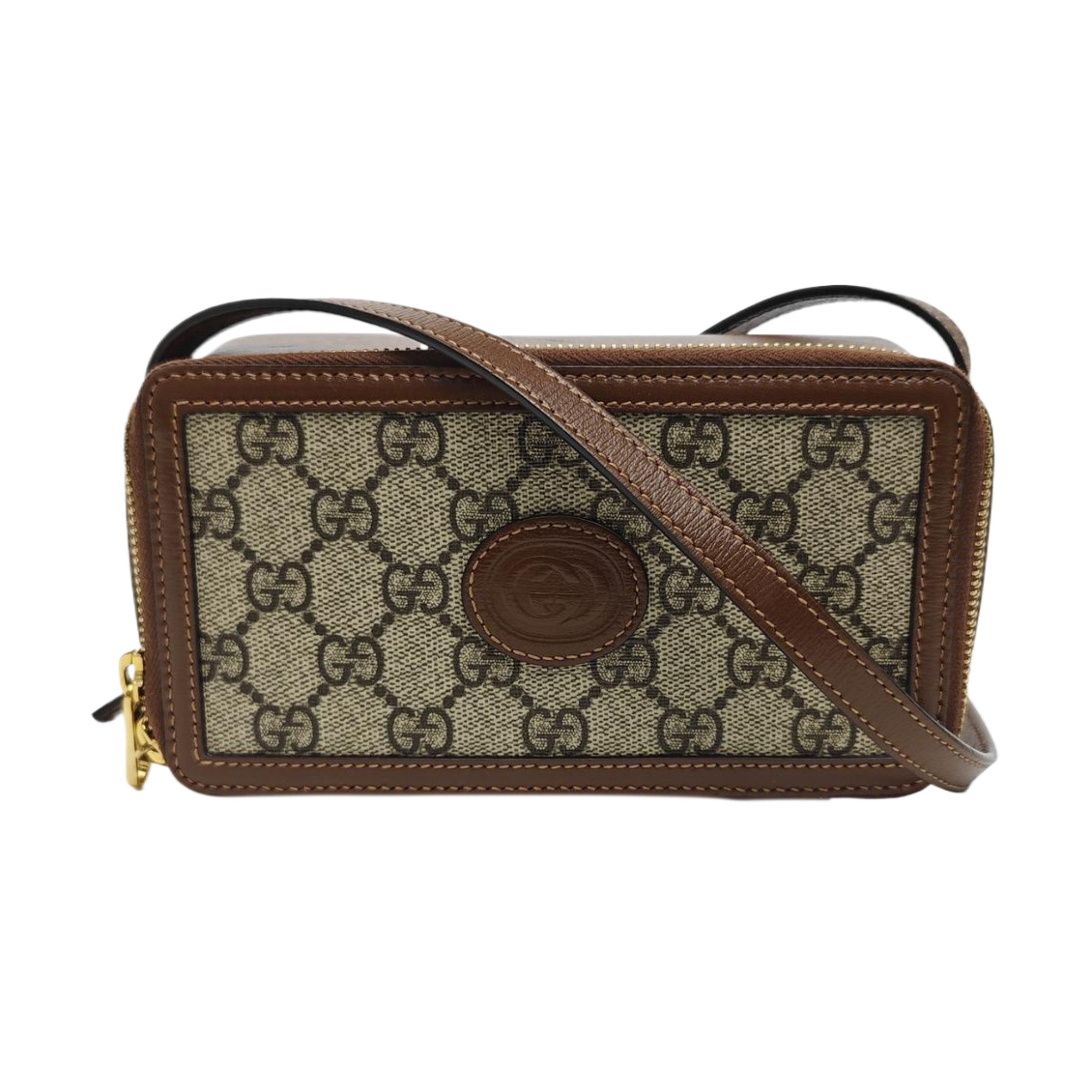 Gucci Gucci GG Supreme Mini Box Bag Size ONE SIZE - 1 Thumbnail