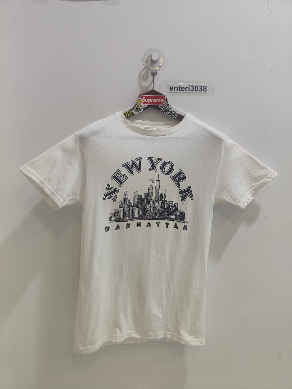 Vintage USA MADE Manhattan New York skyline delta pro weight knit Size US S / EU 44-46 / 1 - 2 Thumbnail