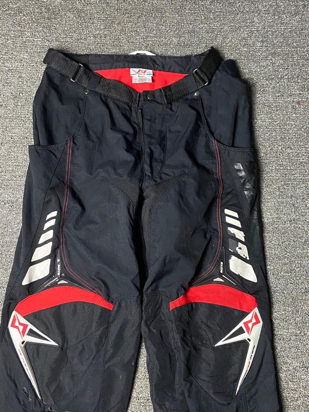 Japanese Brand Vintage MOTS Motorcycle Racing Pants (153) Size US 30 / EU 46 - 6 Thumbnail