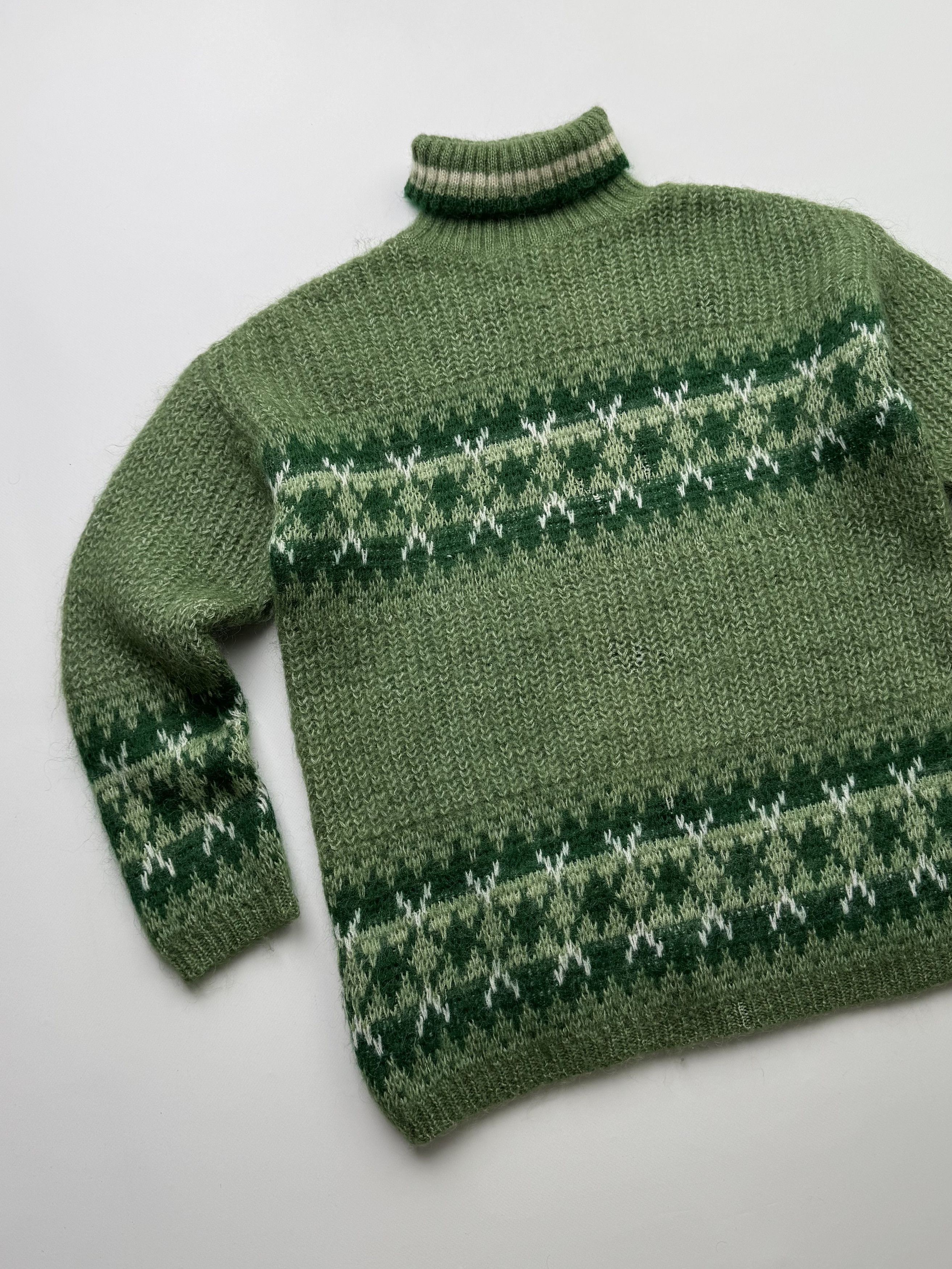 Vintage Vintage Mohair Wool Sweater B618(V441)E2 Size US S / EU 44-46 / 1 - 2 Thumbnail