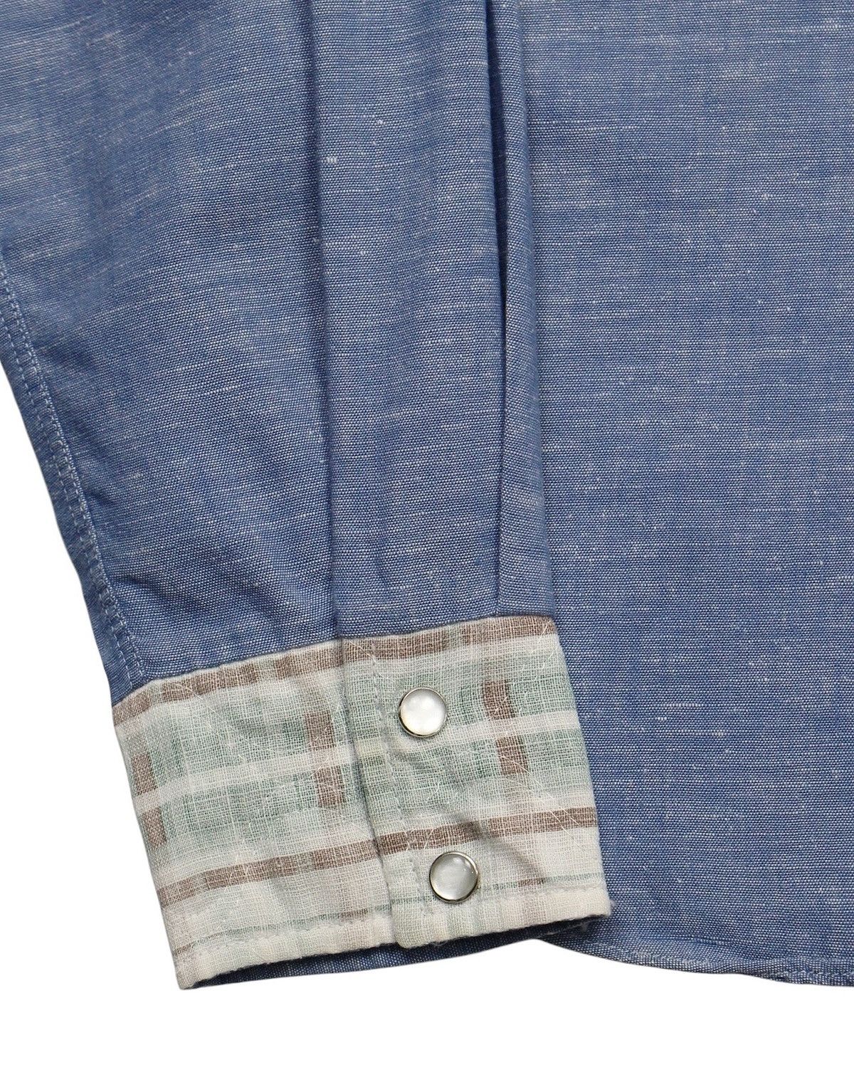 Kennington Ltd. × Vintage 1970S KENNINGTON CALIFORNIA PATCHWORK WESTERN SHIRT Size US L / EU 52-54 / 3 - 7 Thumbnail