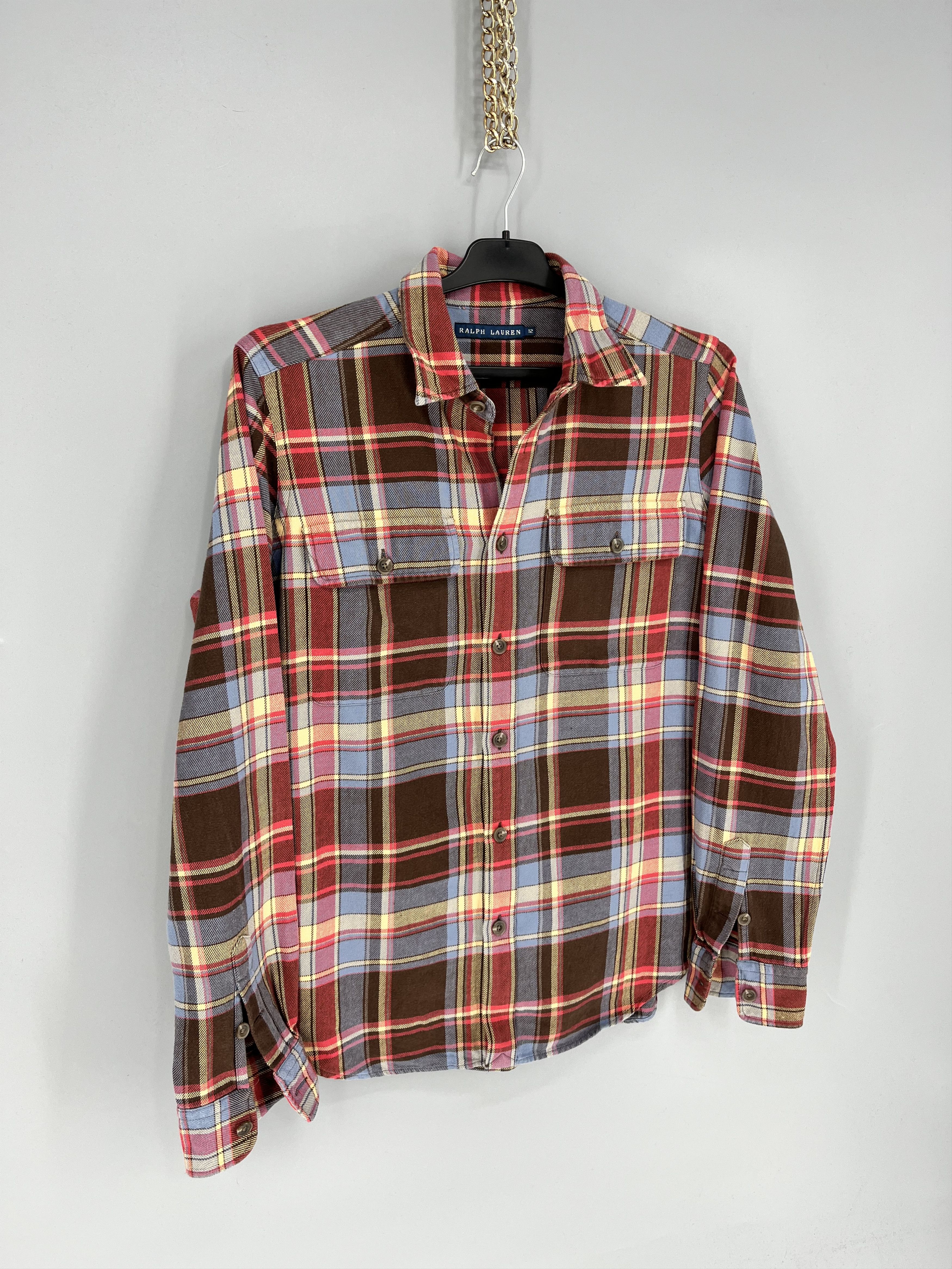Flannel Vintage Flannel Polo Raplh Lauren Plaid Shirt Travis style Size US S / EU 44-46 / 1 - 2 Thumbnail