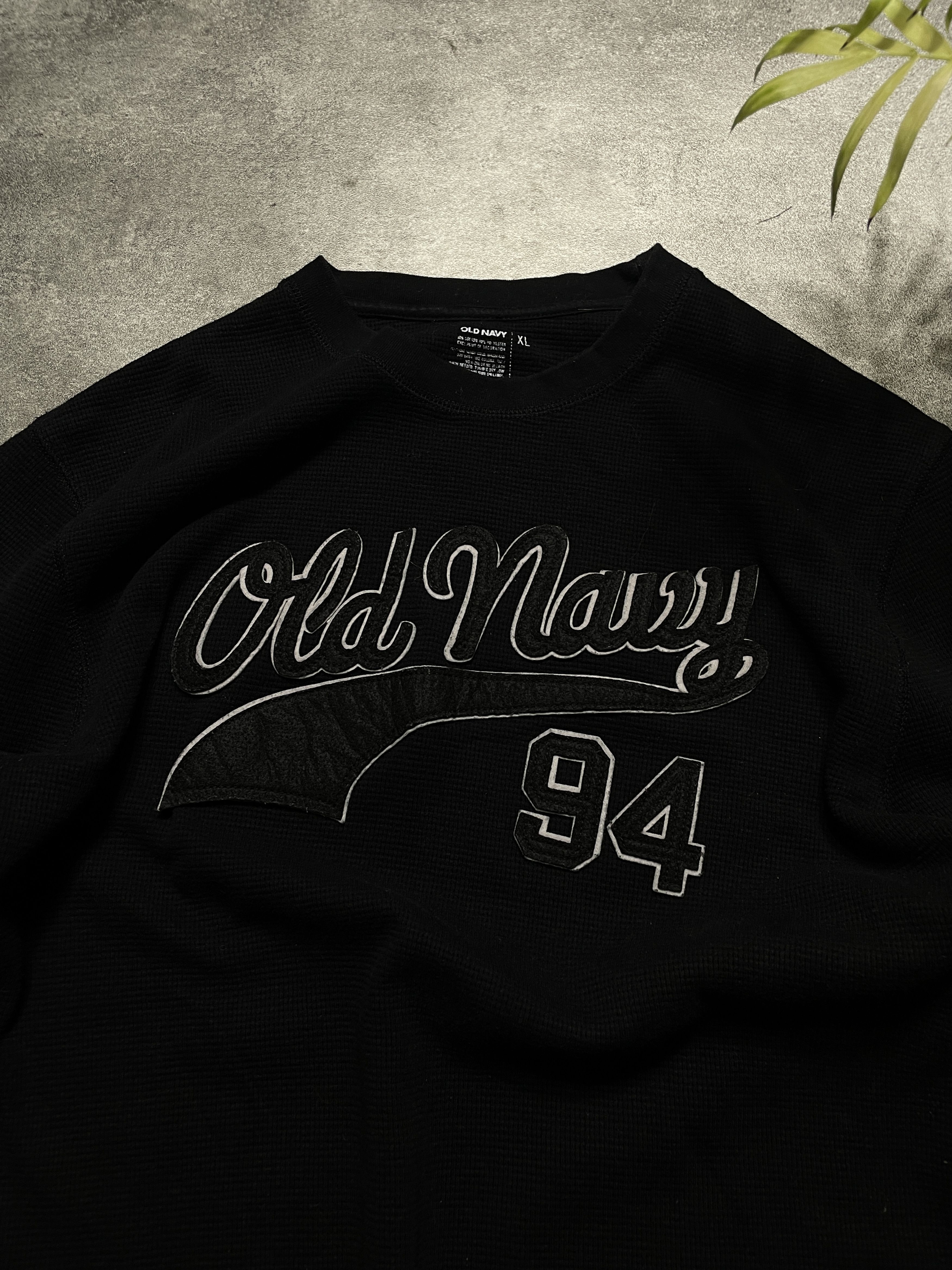 Old Navy RARE Old Navy Black Spellout Sweatshirt Crewneck Size US XL / EU 56 / 4 - 3 Thumbnail