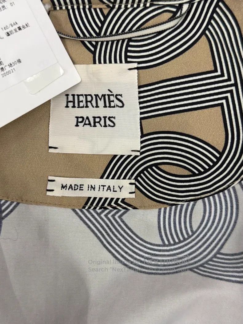 Hermes Hermes Khaki Pig Nose Printed Windbreaker Jacket and Short Size XS / US 0-2 / IT 36-38 - 6 Thumbnail