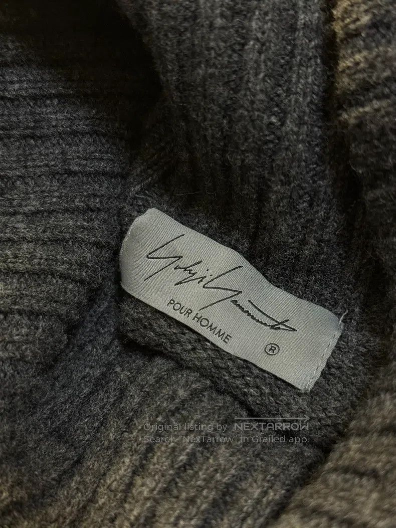 Yohji Yamamoto Yohji Yamamoto 21 AW Grey Dahlia Turtleneck Sweater Size US L / EU 52-54 / 3 - 4 Thumbnail