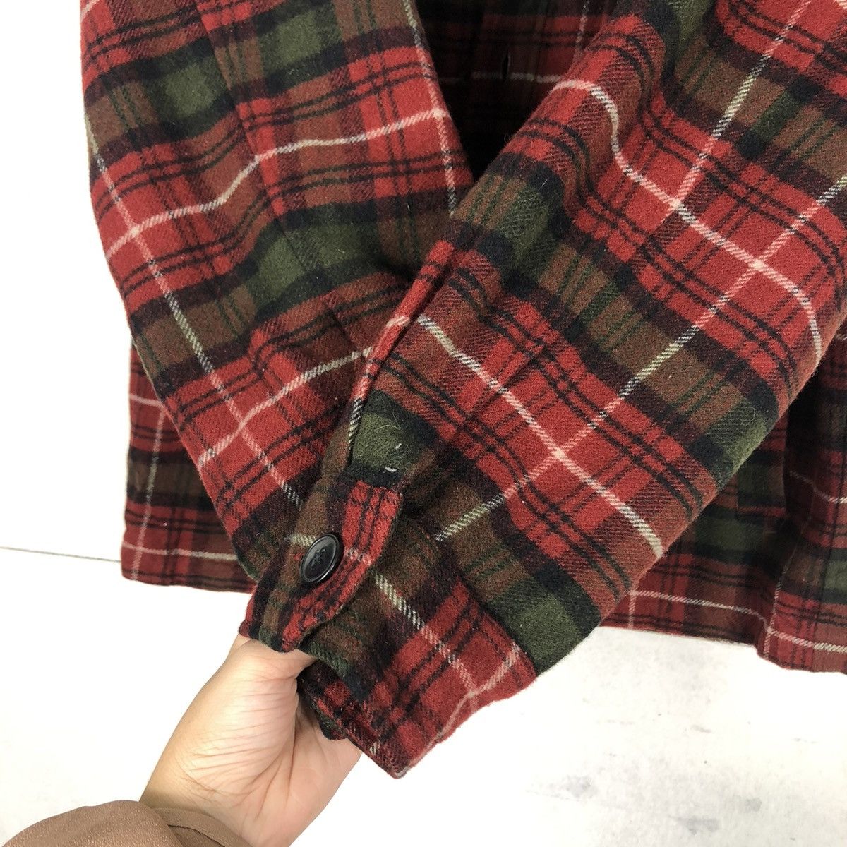 Flannel 🔥VINTAGE FLANNEL JACKET UNIQLO ISSEY MIYAKE TARTAN Size US L / EU 52-54 / 3 - 12 Thumbnail