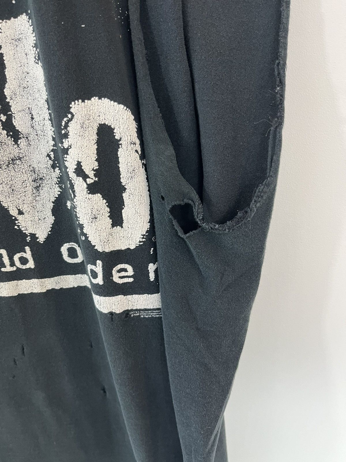 Vintage New World Order Thrashed Vintage Cut Off 90s Tee Size US XL / EU 56 / 4 - 4 Thumbnail