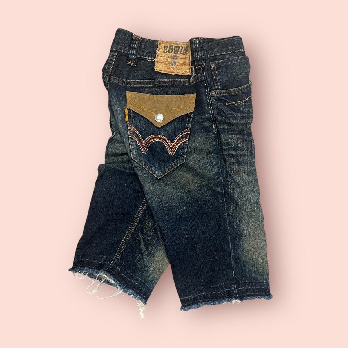 Edwin × If Six Was Nine × Tornado Mart RARE VINTAGE EDWIN XV DENIM SHORTS (W30'-31') Size US 31 - 6 Thumbnail