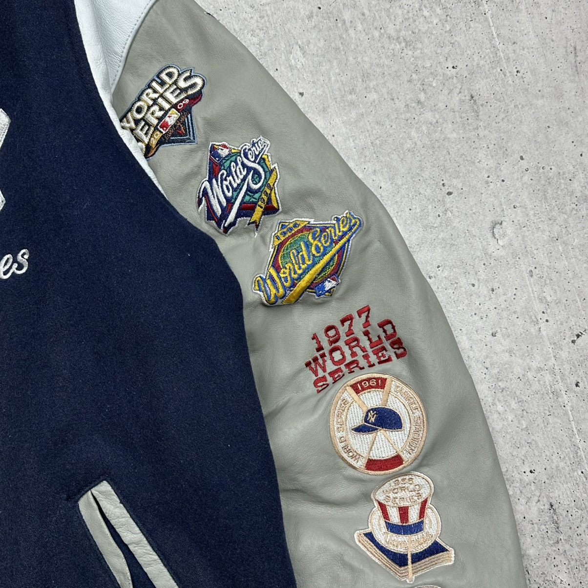 New York Yankees × Vintage New York Yankees Bomber World Series Vintage Patch Jacket Size US L / EU 52-54 / 3 - 7 Thumbnail