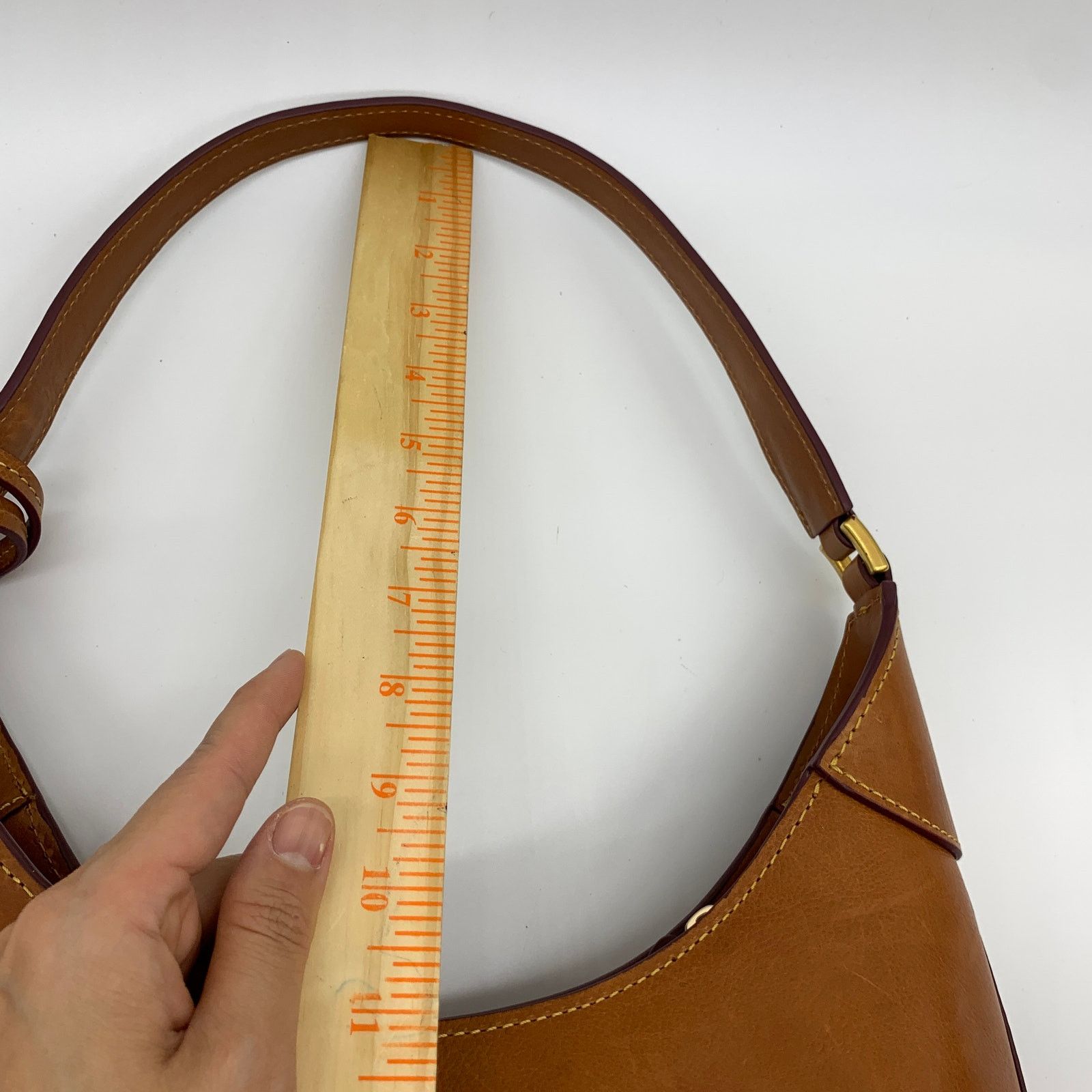 Dooney & Bourke Dooney & Bourke Hobo Shoulder Bag Florentine Leather Size ONE SIZE - 8 Thumbnail