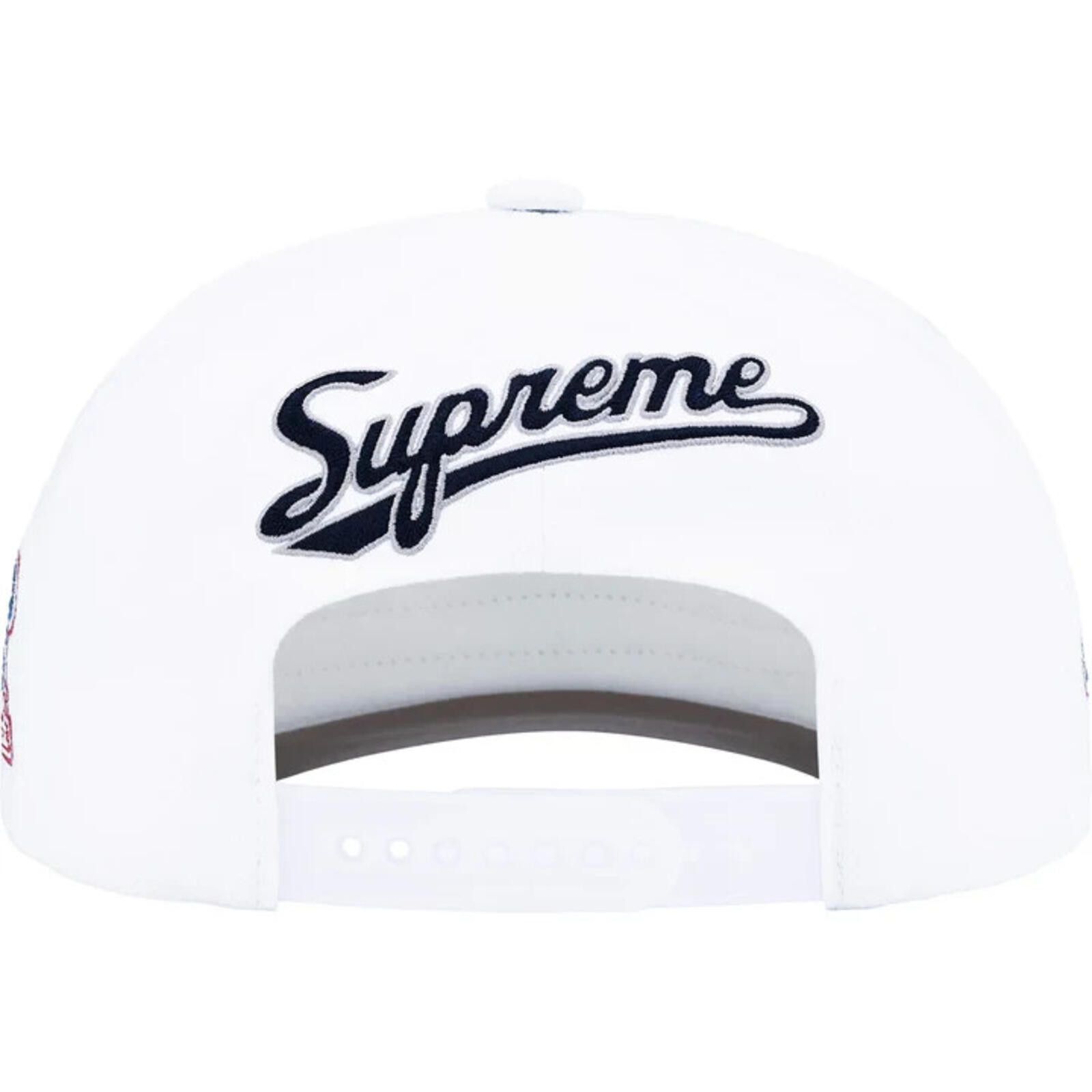 Supreme SS26 Supreme World Famous S Logo 6 Panel Cap Hat White 2026 Size ONE SIZE - 3 Thumbnail