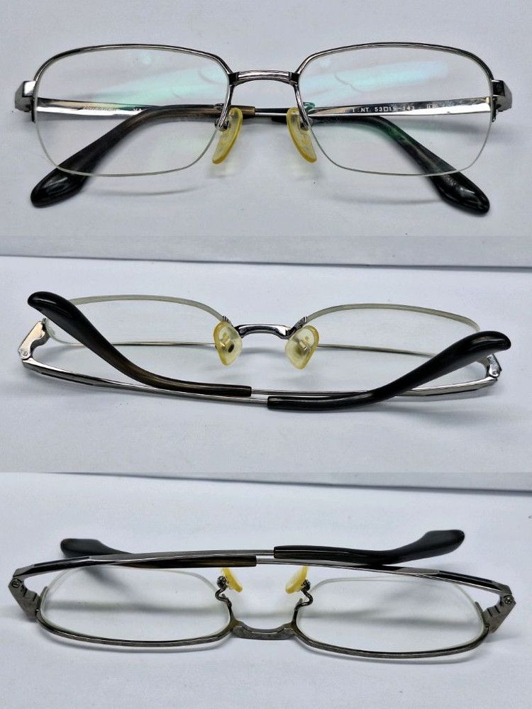 Other Vainqueur VA-1004 Titanium IP Plating Half-Rim Glasses 14g Size ONE SIZE - 7 Thumbnail