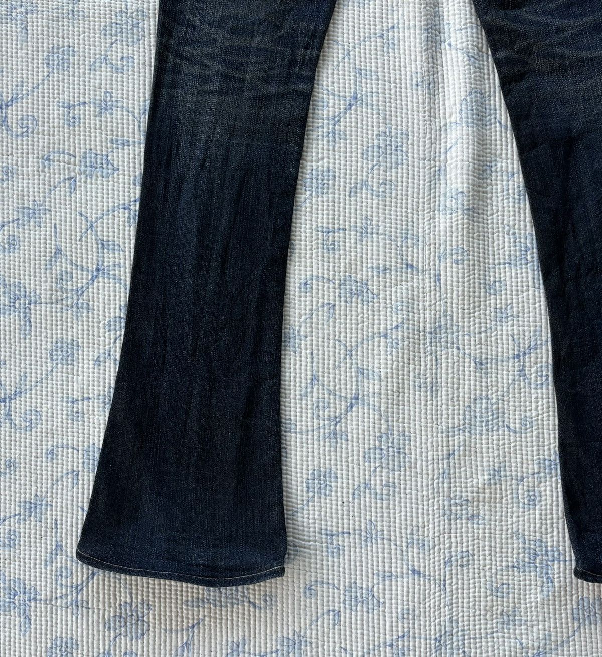 SLY Japanese SLY Glamour Guarented Streetwear Flared Denim Size US 31 - 10 Thumbnail