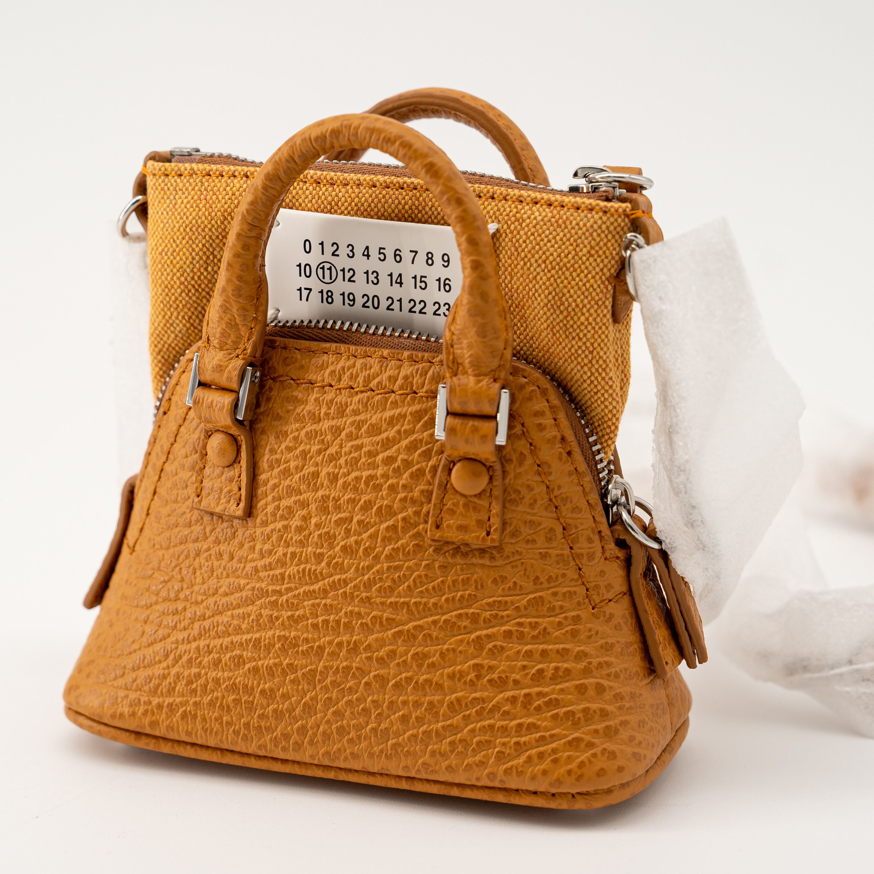 Maison Margiela Maison Margiela 5AC Classique Baby Pebbled Leather Bag Size ONE SIZE - 1 Thumbnail