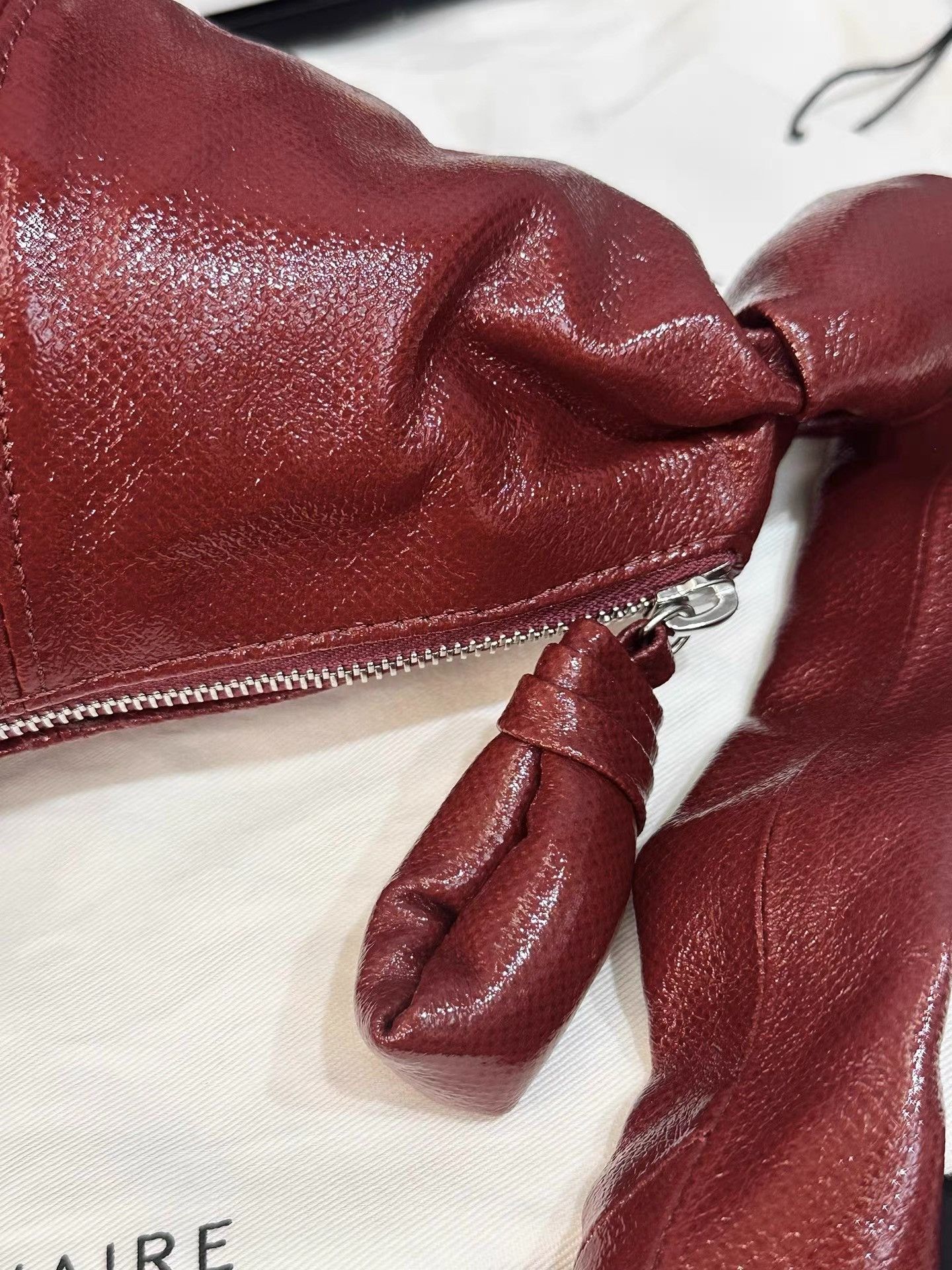 Lemaire Lemaire 24SS Brick Red Medium Croissant Bag K34 Size ONE SIZE - 6 Thumbnail