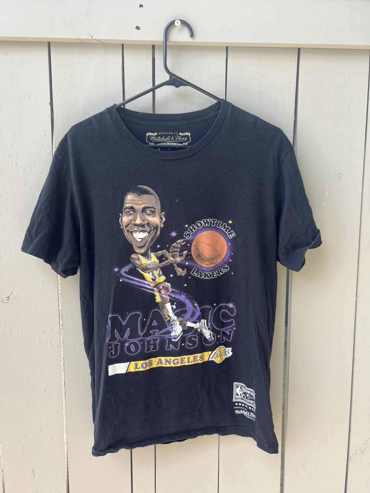 NBA Rare vintage Magic Johnson graphic tee Size US M / EU 48-50 / 2 - 1 Thumbnail