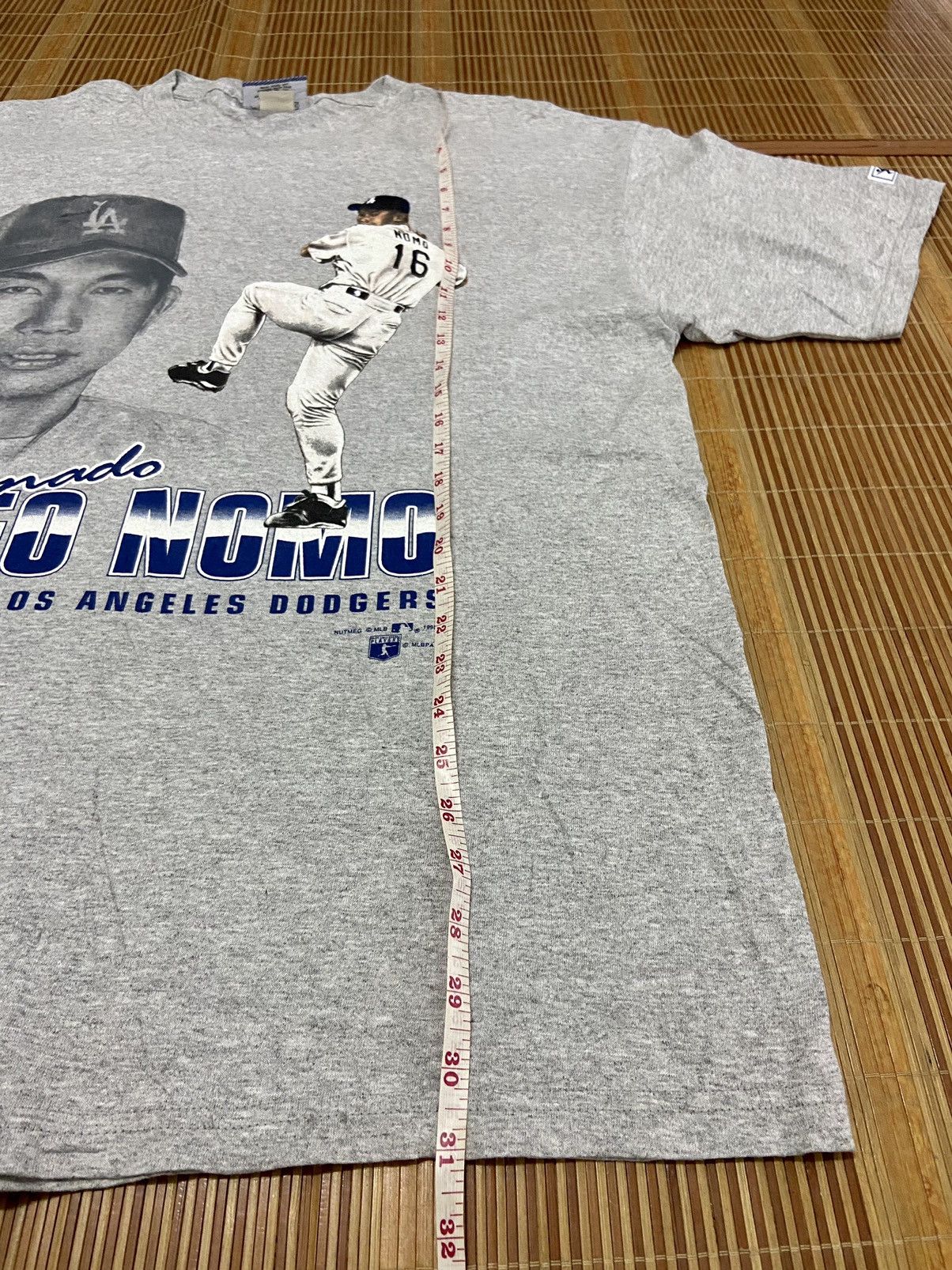 MLB × Vintage VINTAGE LA DODGERS THE TORNADO HIDEO NOMO TEE Size US XL / EU 56 / 4 - 8 Thumbnail