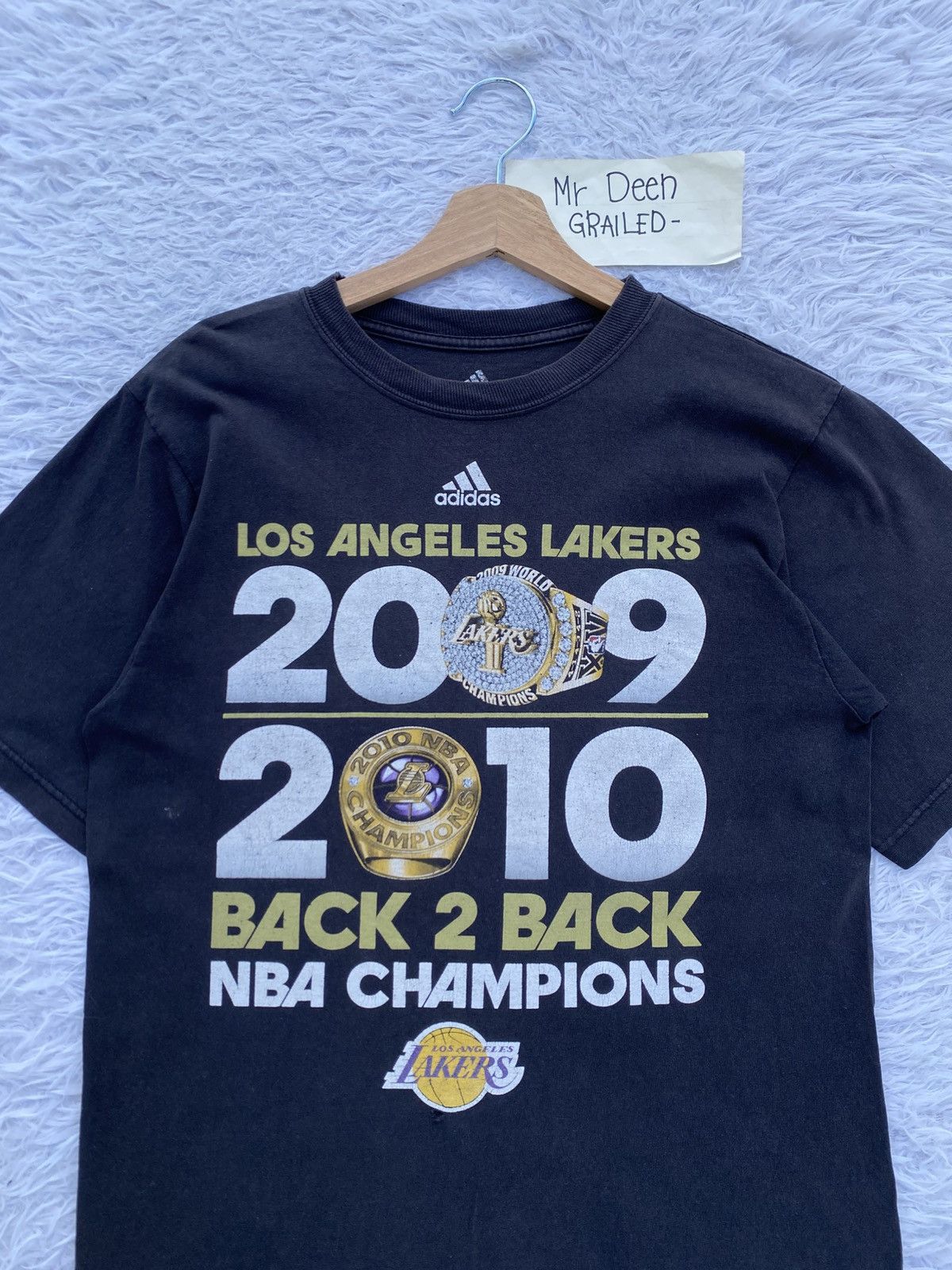 Adidas Rare ADIDAS x LA Lakers 2009-2010 Back to Back NBA Champion Size US S / EU 44-46 / 1 - 5 Thumbnail