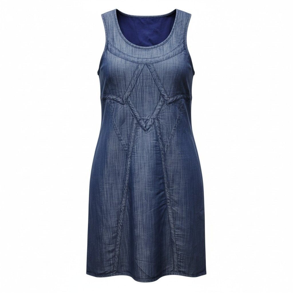 Buffalo David Bitton Buffalo David Bitton Women's Sleeveless Blue Denim Lined Size S / US 4 / IT 40 - 1 Thumbnail