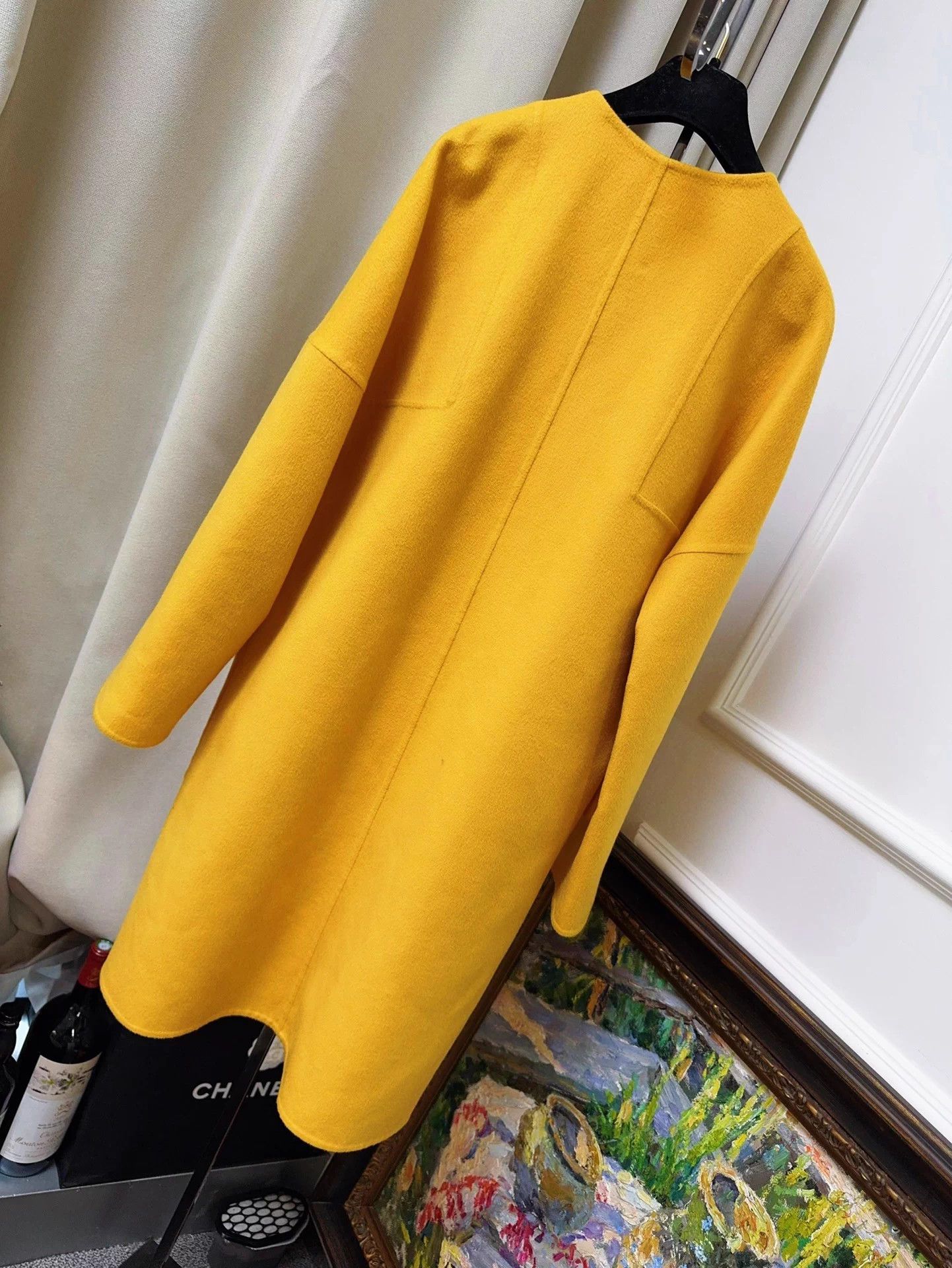Hermes Hermes Yellow Long Cashmere Coat 36 99 New Size XS / US 0-2 / IT 36-38 - 2 Thumbnail