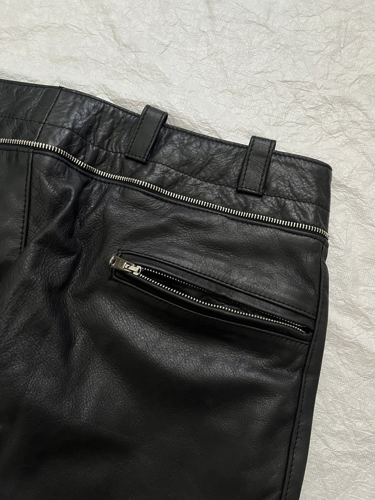 Maison Margiela Maison Margiela Spring/Summer 2006 leather biker pants Size US 31 - 9 Thumbnail