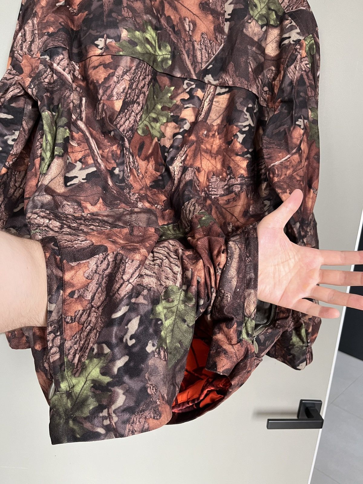 Hunter Duck Valley Reversible Leaves Camo Hunting Duck-Tex Jacket Size US M / EU 48-50 / 2 - 10 Thumbnail