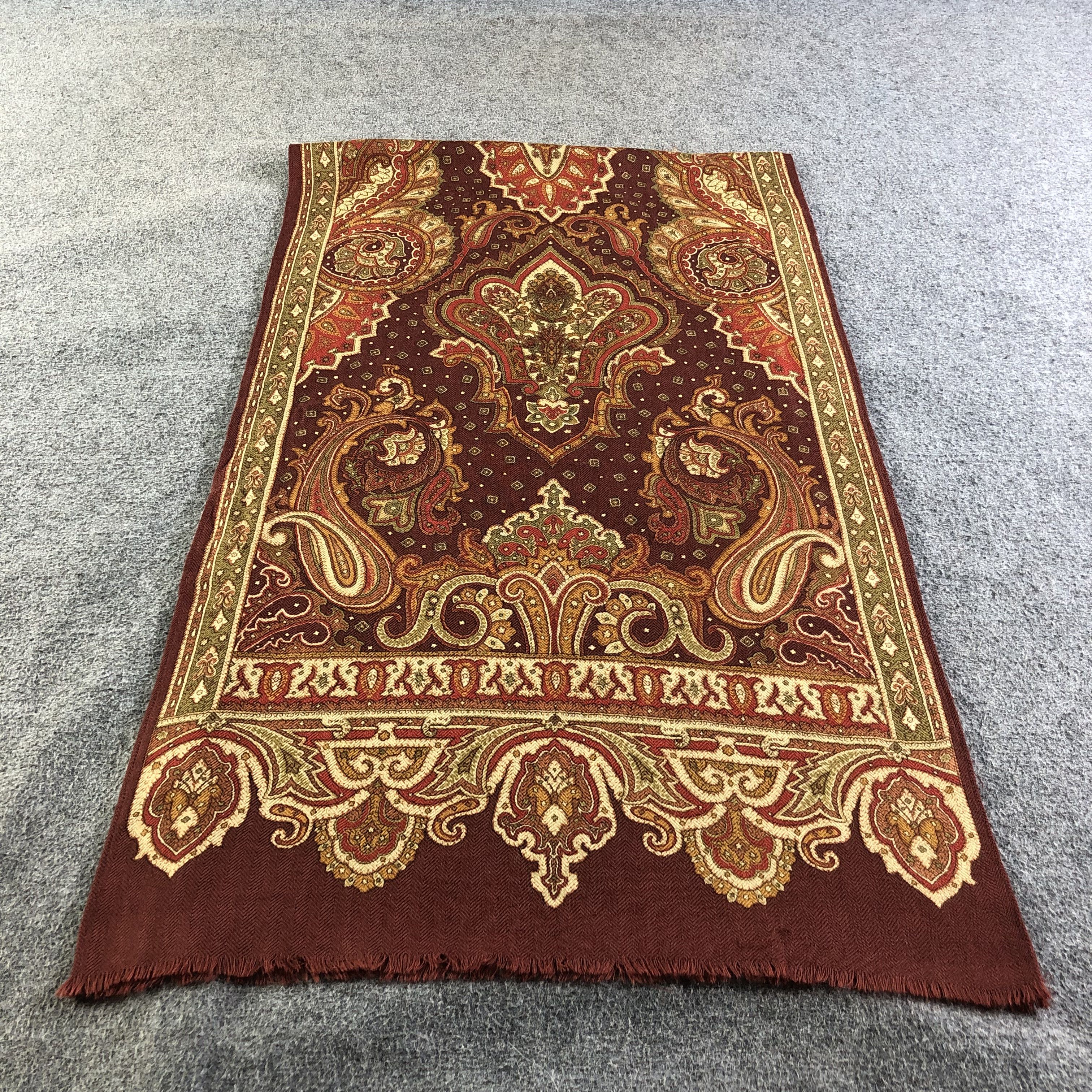 Vintage Top Kapi Wool/Silk Scarf Muffler Stole V1974 Size ONE SIZE - 2 Thumbnail