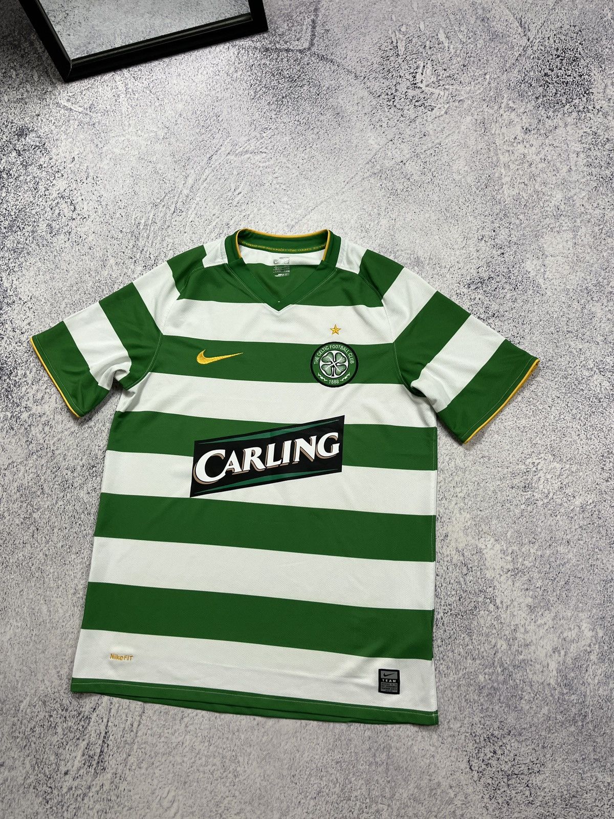 Nike × Vintage Nike FC Celtic 2008/2009 Home Soccer Jersey Football Shirt Size US S / EU 44-46 / 1 - 3 Thumbnail
