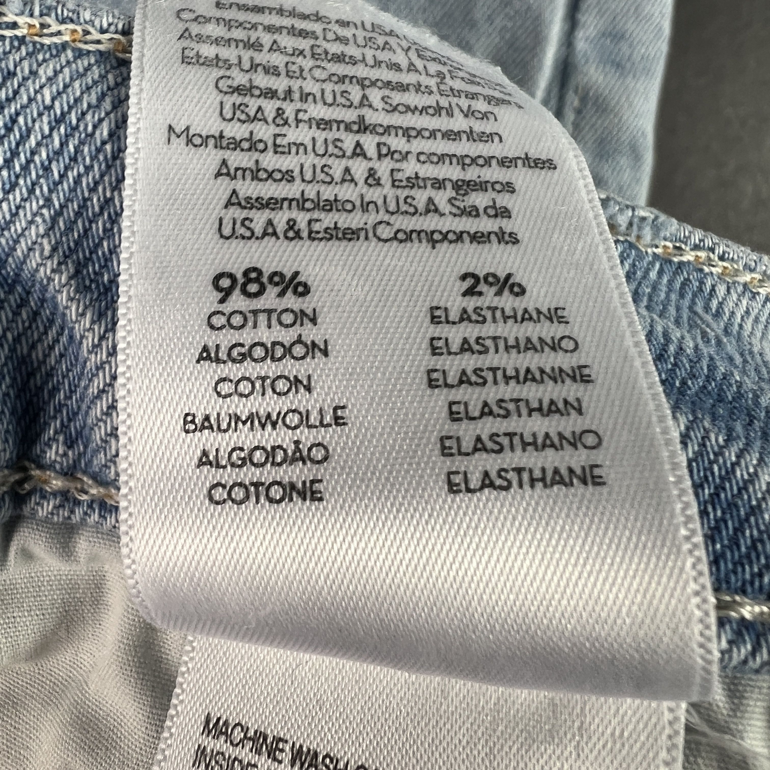 MOTHER Mother Jeans Rascal Ankle Undone Hem Blue Distressed Denim Size 25" / US 0 / IT 36 - 10 Thumbnail