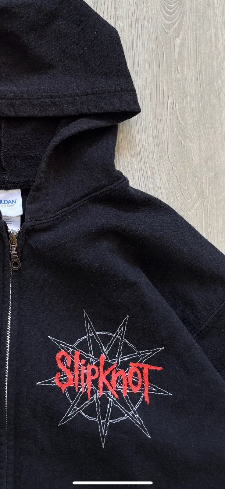 Band Tees × Slipknot × Vintage Vintage Slipknot 90s Zip Hoodie Rock Size US M / EU 48-50 / 2 - 5 Thumbnail
