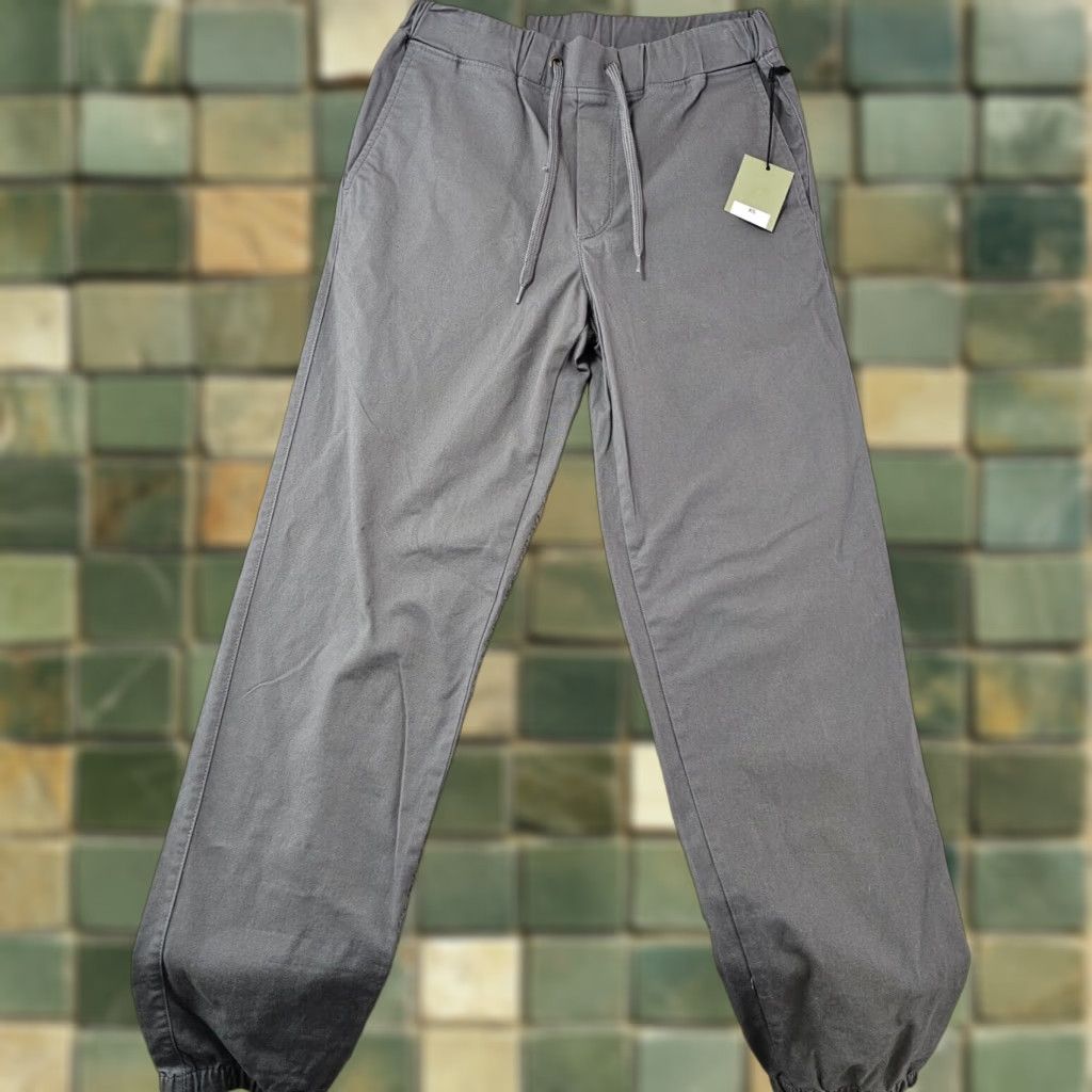 Vintage VINTAGE Goodfellow Jogger Pants Mens XS Grey Twill Cotton Stretch Drawstring Size US 28 / EU 44 - 1 Thumbnail