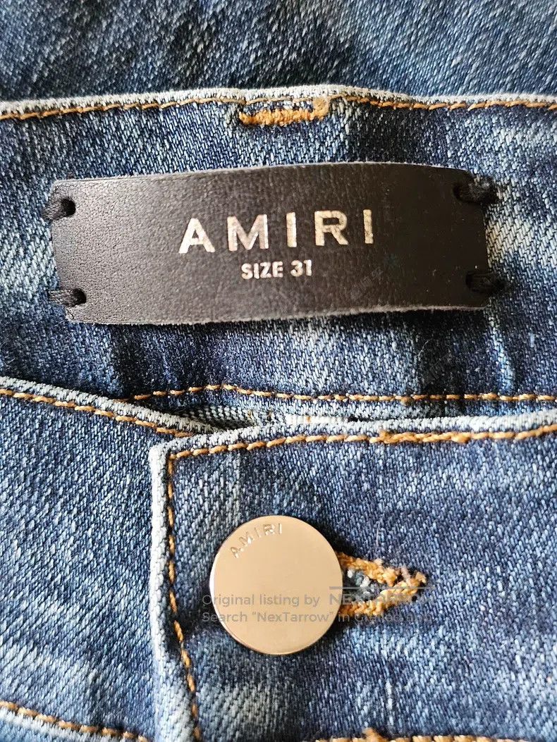 Amiri Amiri Motorcycle Jeans Size US 31 - 5 Thumbnail