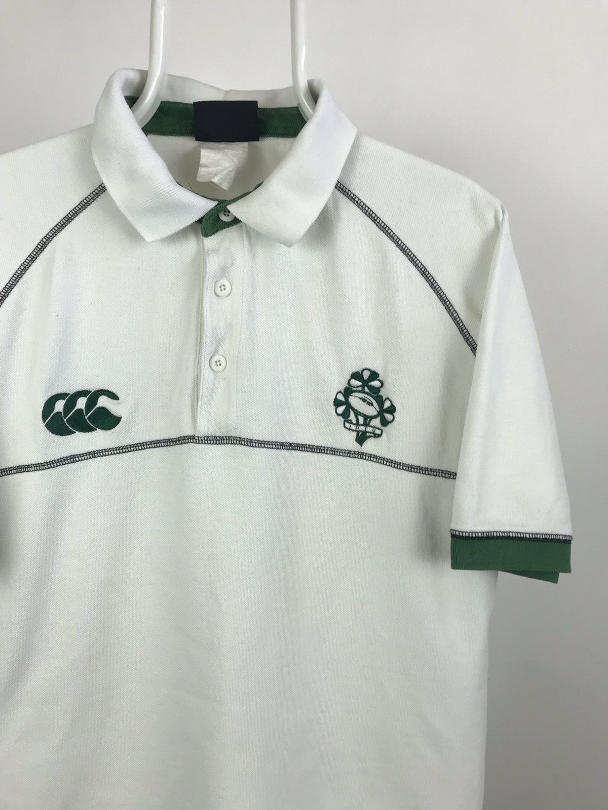 Canterbury of New Zealand × Vintage Vintage IRELAND Canterbury IRFU Rugby Style Polo Shirt Size US L / EU 52-54 / 3 - 2 Thumbnail