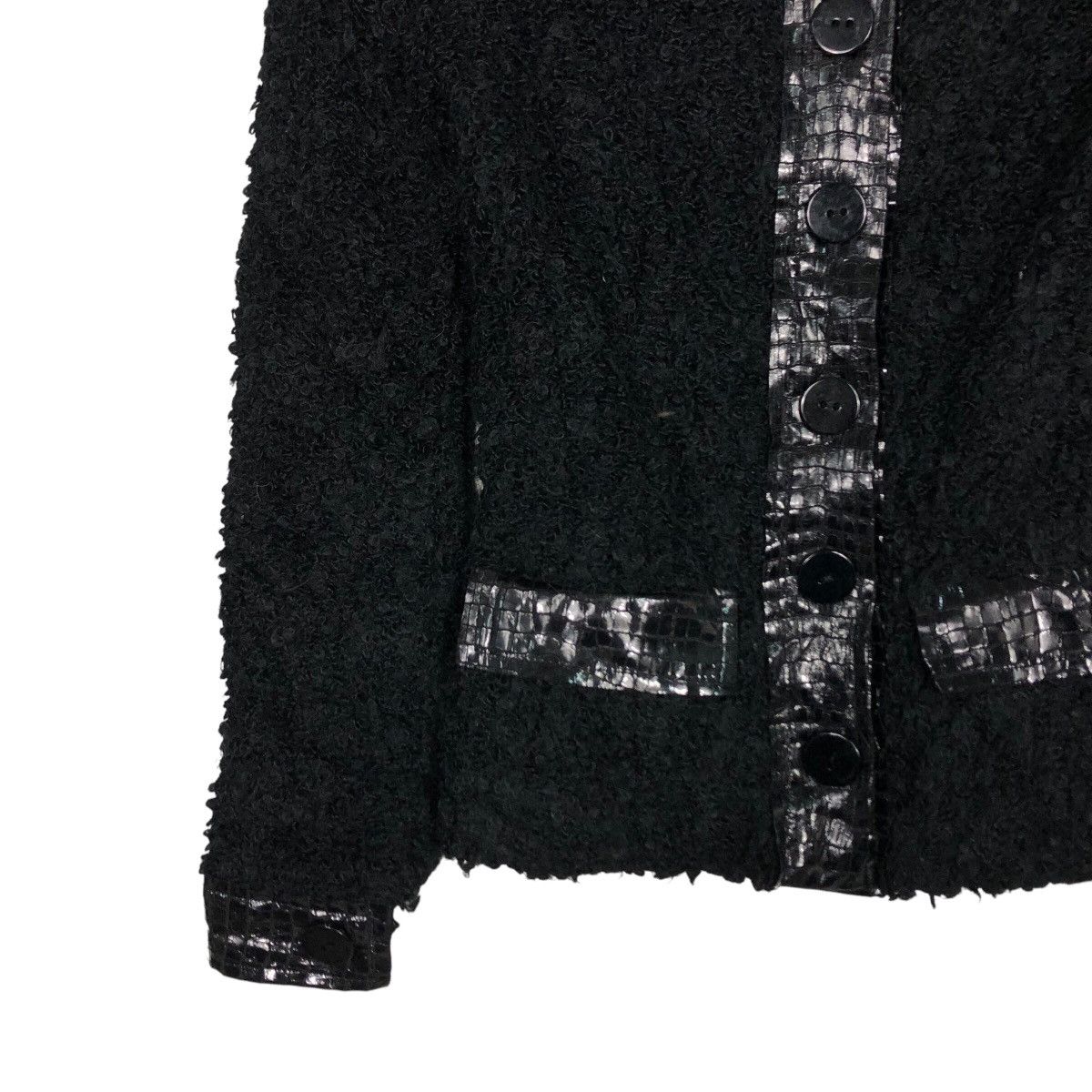 Japanese Brand Vintage Cropped Biker Jacket Quilted Tartan Angelo Tarlazzi Size M / US 6-8 / IT 42-44 - 5 Thumbnail