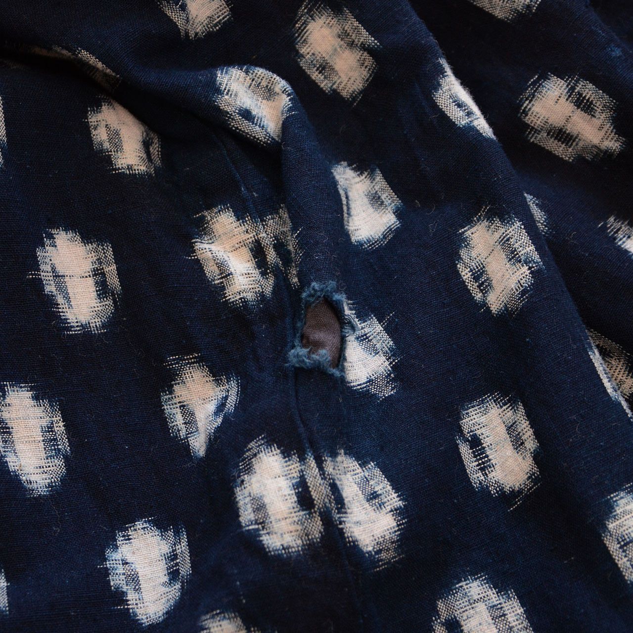 Other Indigo Kasuri Cotton Kimono Showa Era Vintage for Remake Use Size XS / US 0-2 / IT 36-38 - 7 Thumbnail