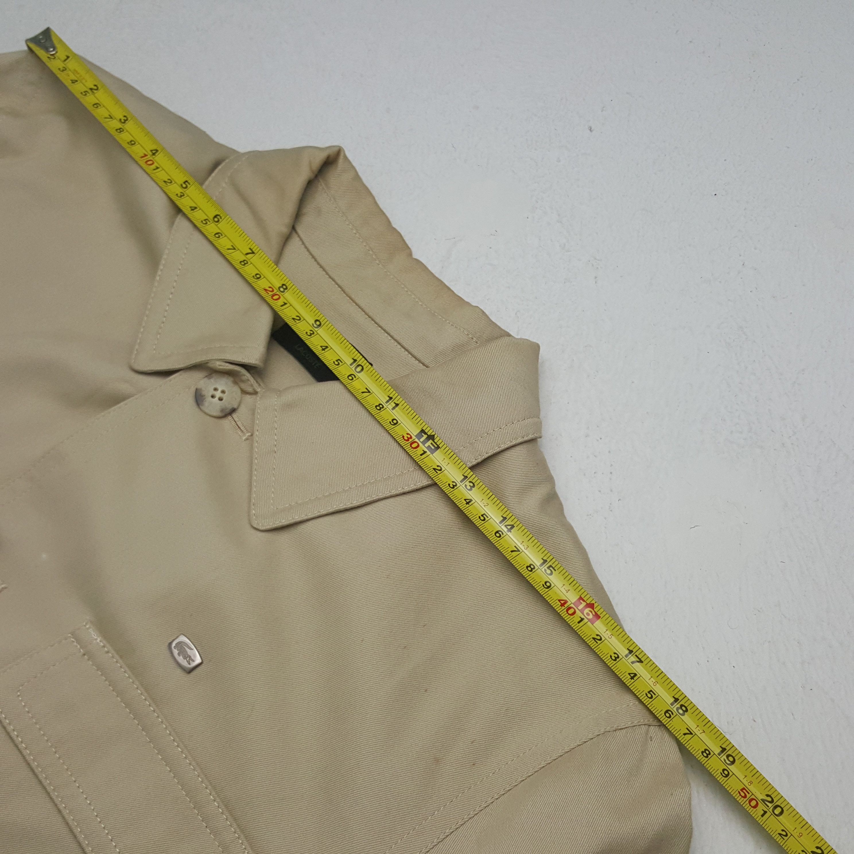 Lacoste Vintage Lacoste Trench Button Up Jacket RR4 Size US L / EU 52-54 / 3 - 5 Thumbnail