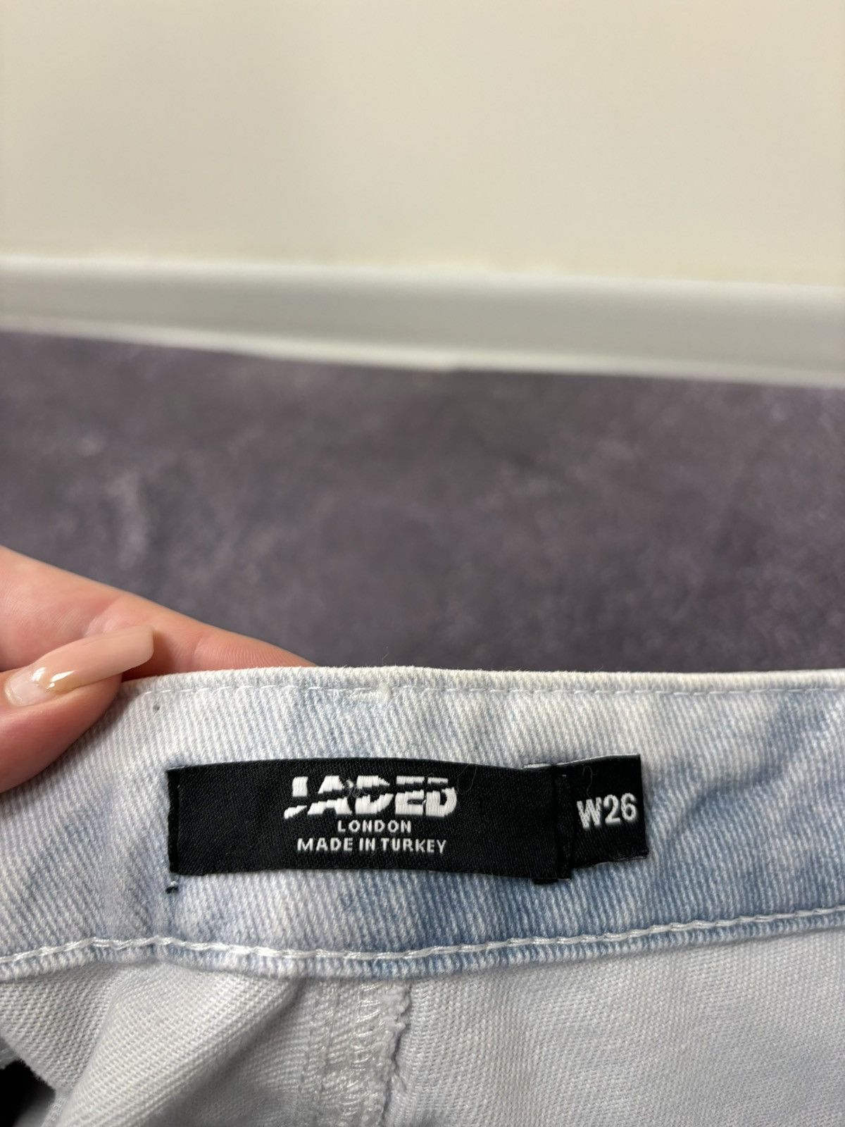 Jaded London Jaded London Sky Clouds Print Y2K Skate Hype Baggy Jeans Size US 26 / EU 42 - 13 Thumbnail