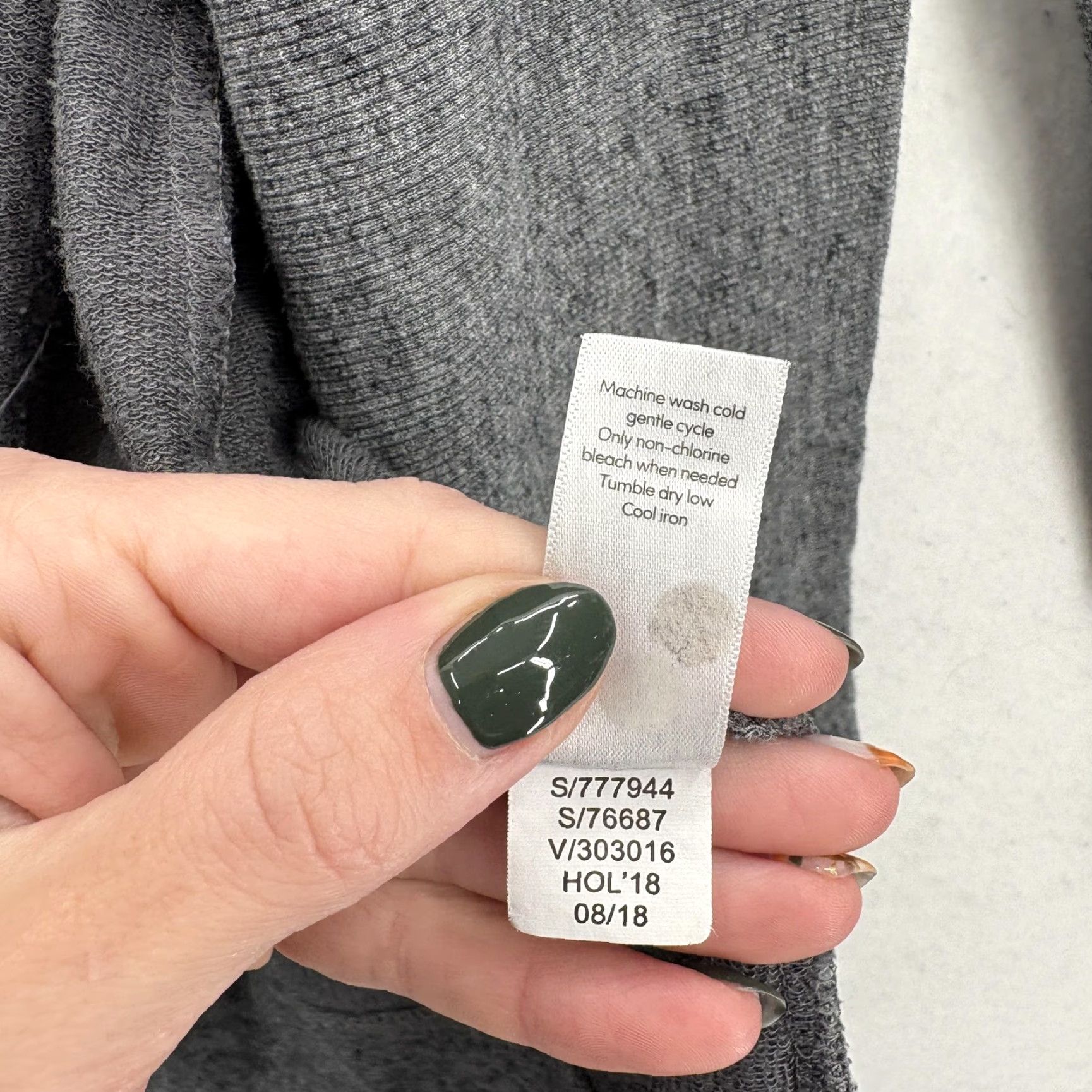 Athleta Athleta Cardigan Womens Medium Gray Open Front Pockets Wrap Pranayama Restore Size M / US 6-8 / IT 42-44 - 6 Thumbnail