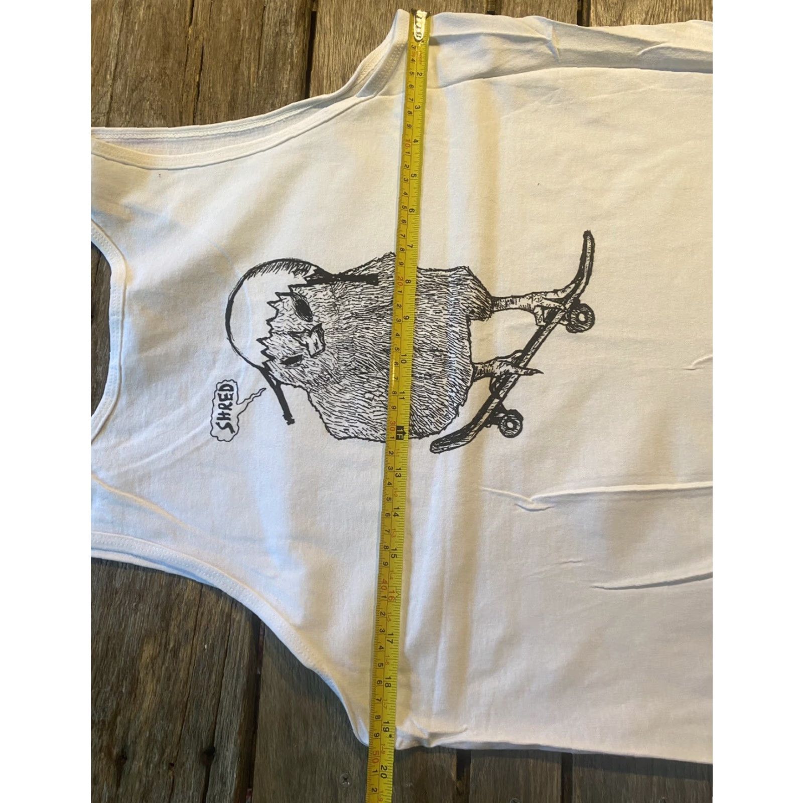 Gildan VINTAGE? No — I Love Skater Chicks Tank Top Shirt M Men White Cotton Gildan T-Shirt Sleeveless Round Neck Size US M / EU 48-50 / 2 - 7 Thumbnail