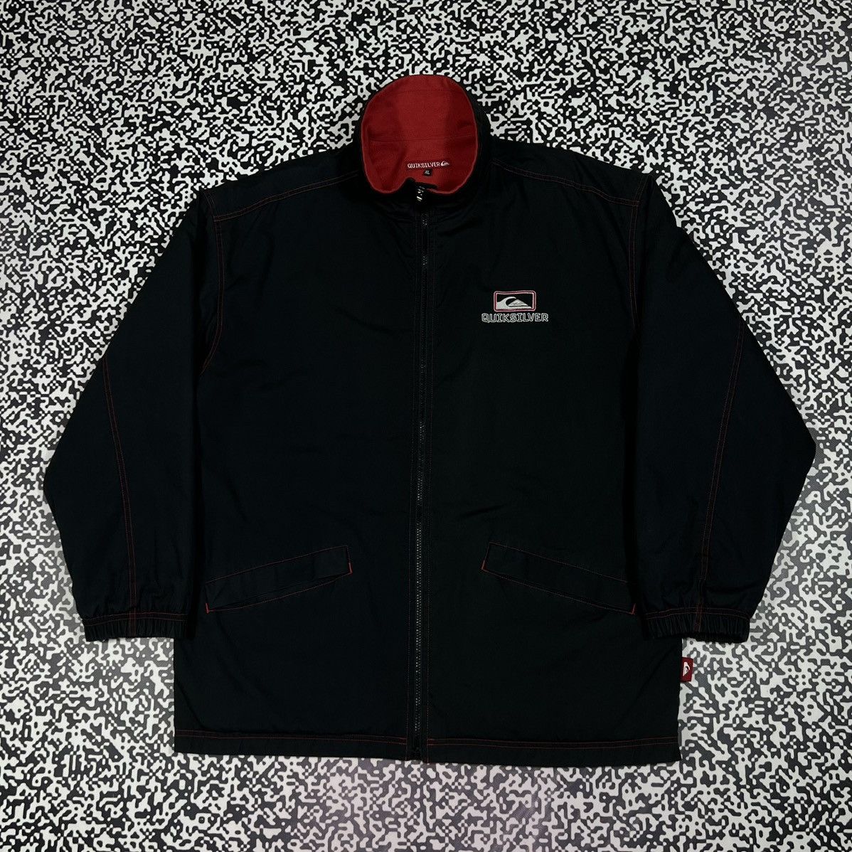 Quiksilver Vintage 90s Quiksilver Big Logo Surf Style Retro Jacket Size US XL / EU 56 / 4 - 2 Thumbnail