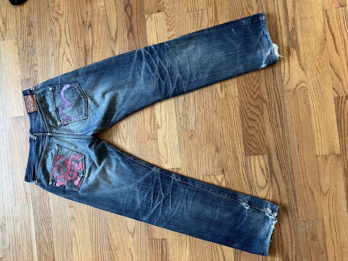 Evisu EVISU 1998 Pink Robot Made by Yamane Size US 31 - 2 Thumbnail