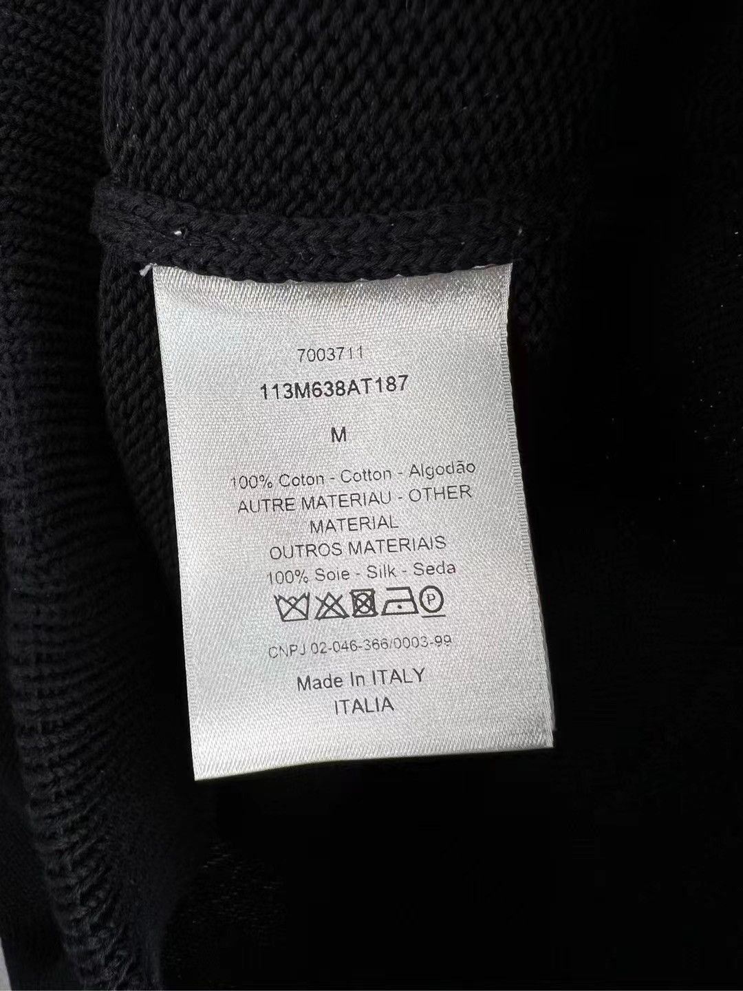 Dior Dior Knit Sweater with Dior Oblique Inserts Size US M / EU 48-50 / 2 - 5 Thumbnail