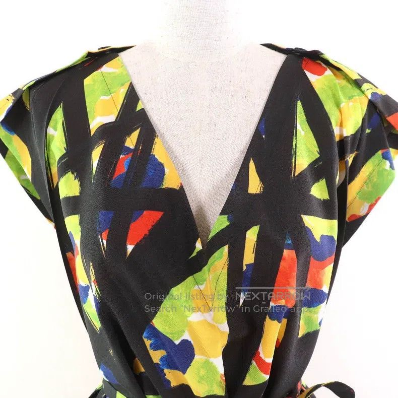 Issey Miyake Issey Miyake Color-block Dress Size M / US 6-8 / IT 42-44 - 5 Thumbnail