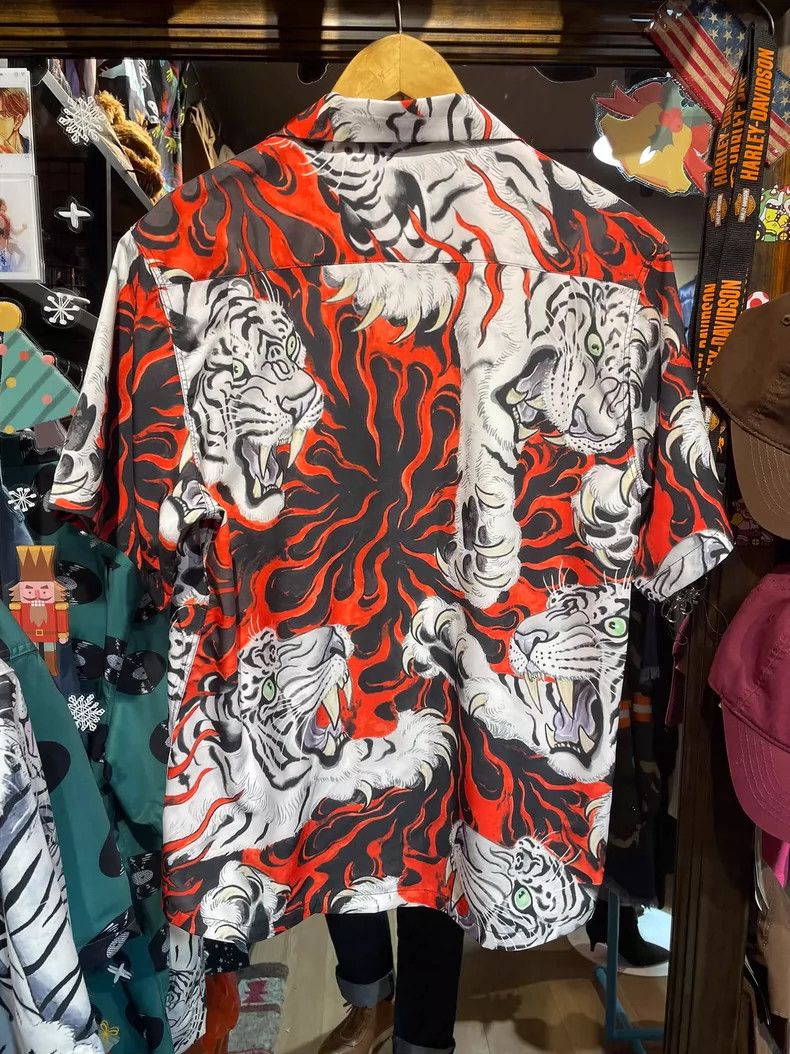 Wacko Maria Wacko Maria 23SS Tiger TIM LEHI Flame Tiger All-Over Print Size US M / EU 48-50 / 2 - 2 Thumbnail