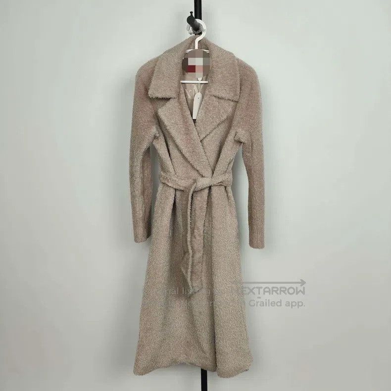 Max Mara Max Mara Sky Blue Alpaca Coat Size S / US 4 / IT 40 - 1 Thumbnail