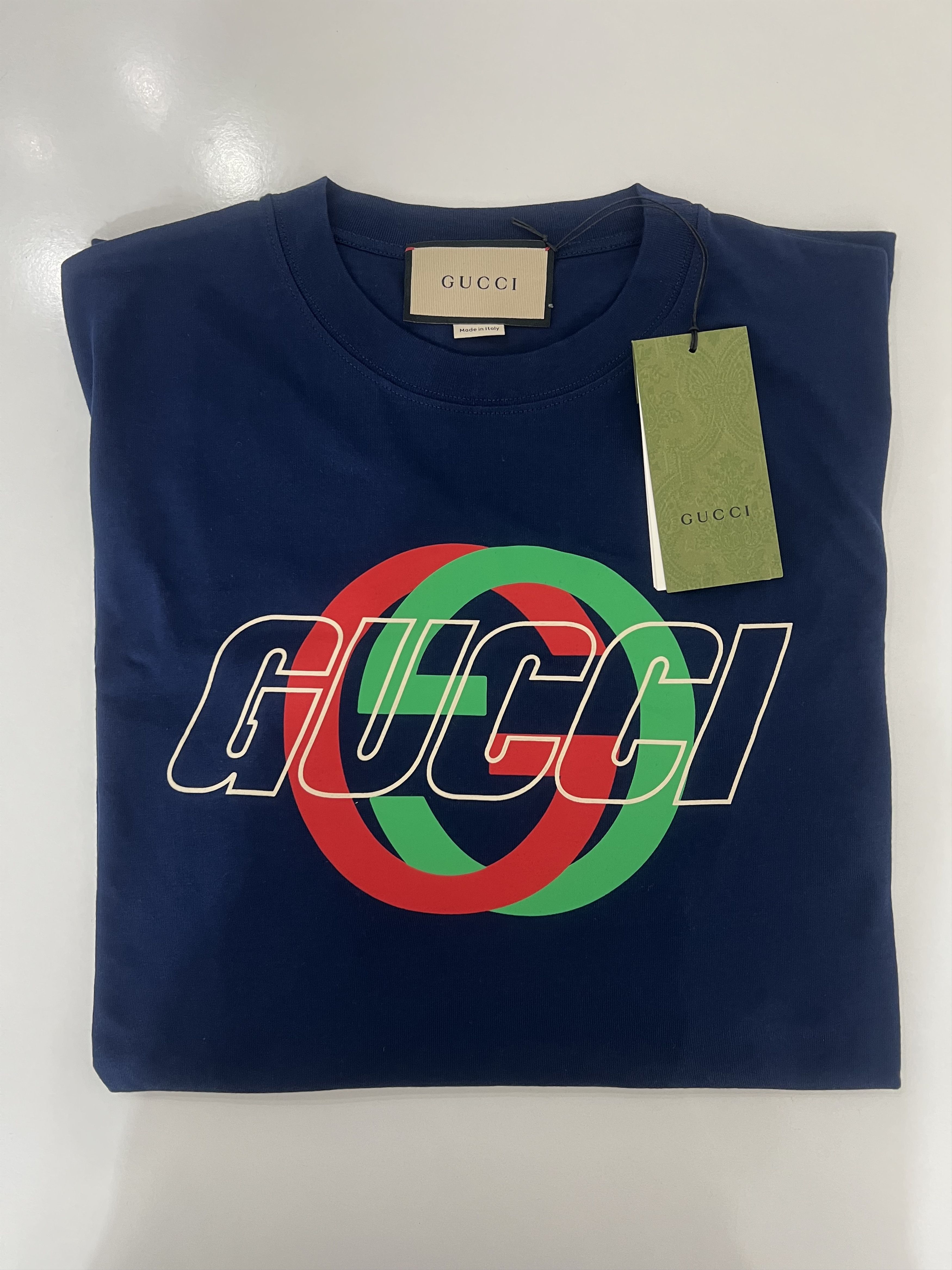 Gucci Gucci Crewneck Sweatshirt In Navy Blue GG, Size M Size US M / EU 48-50 / 2 - 9 Thumbnail