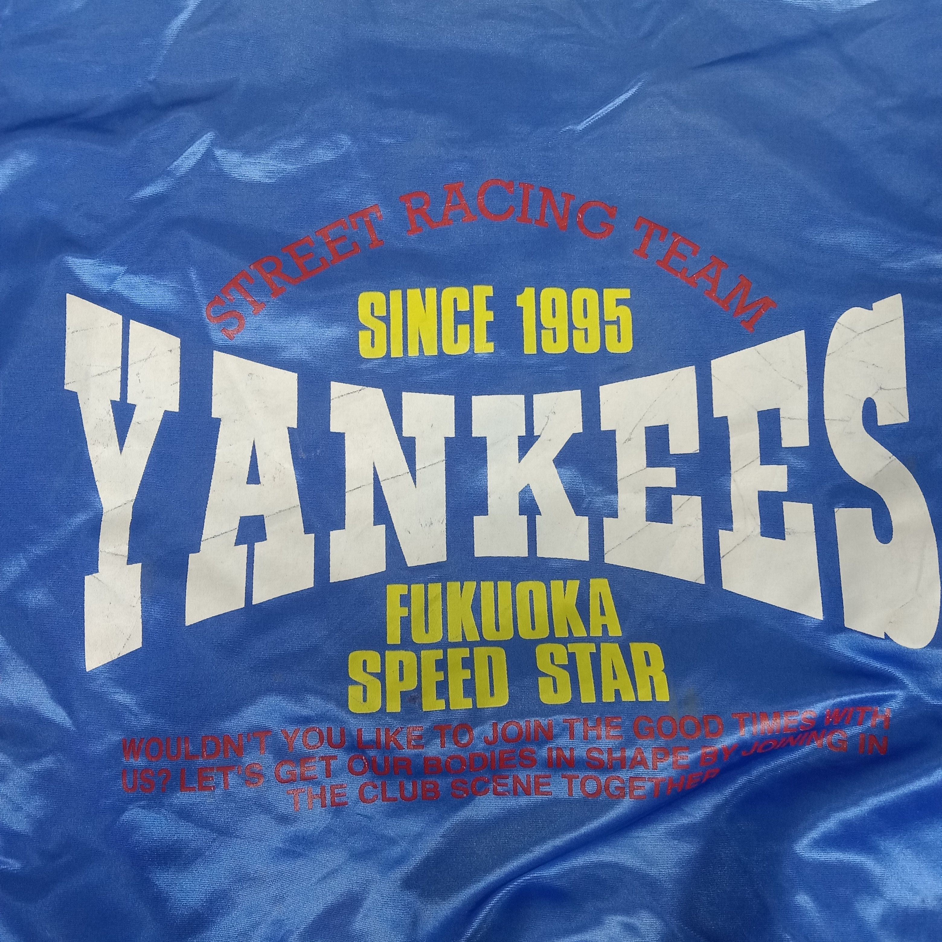 Vintage Yankees Fukuoka Speed Star 1995 Baseball Jacket Size US XL / EU 56 / 4 - 2 Thumbnail